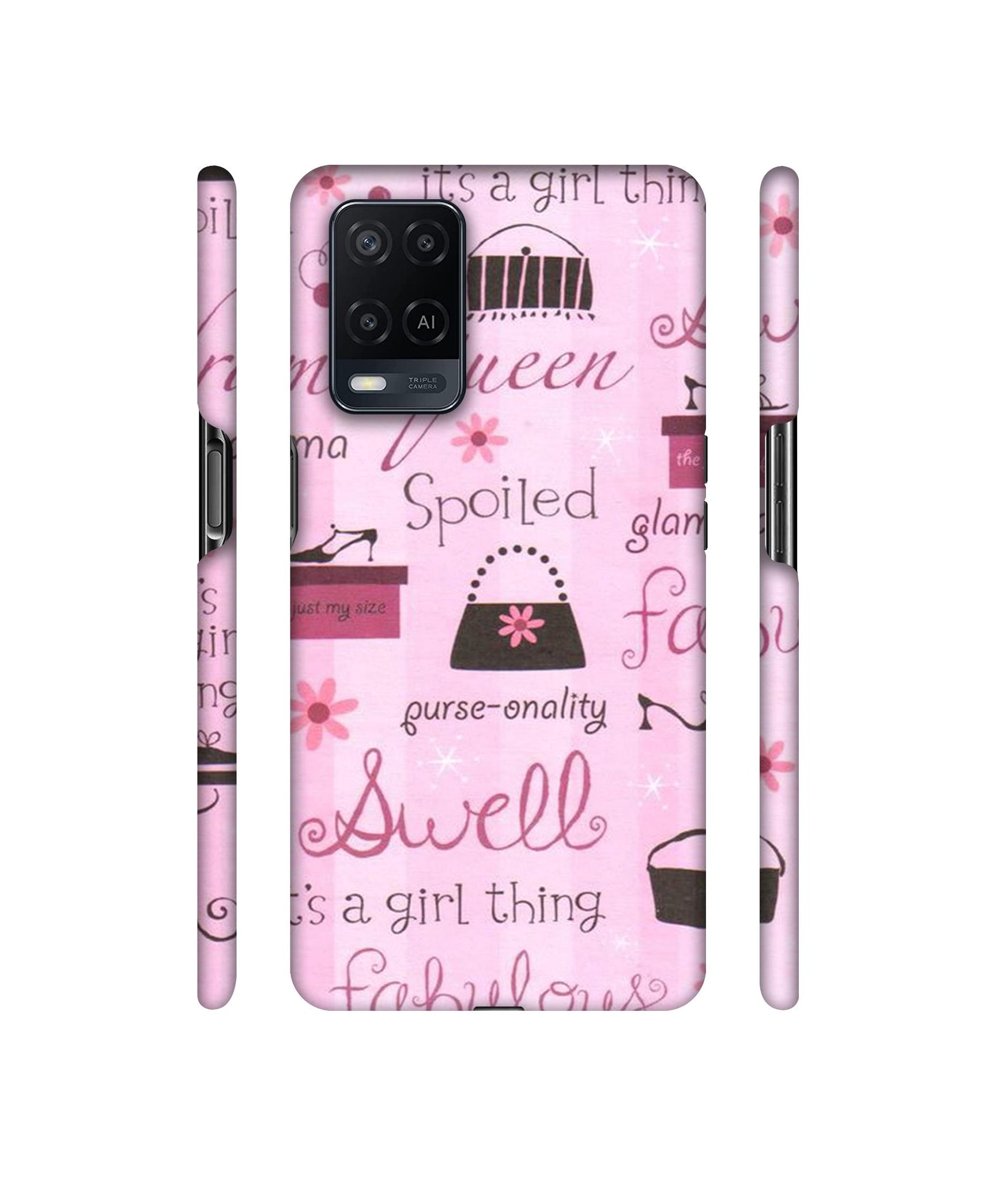 Its A Girl Thing Designer Hard Back Cover for Oppo A54 4G