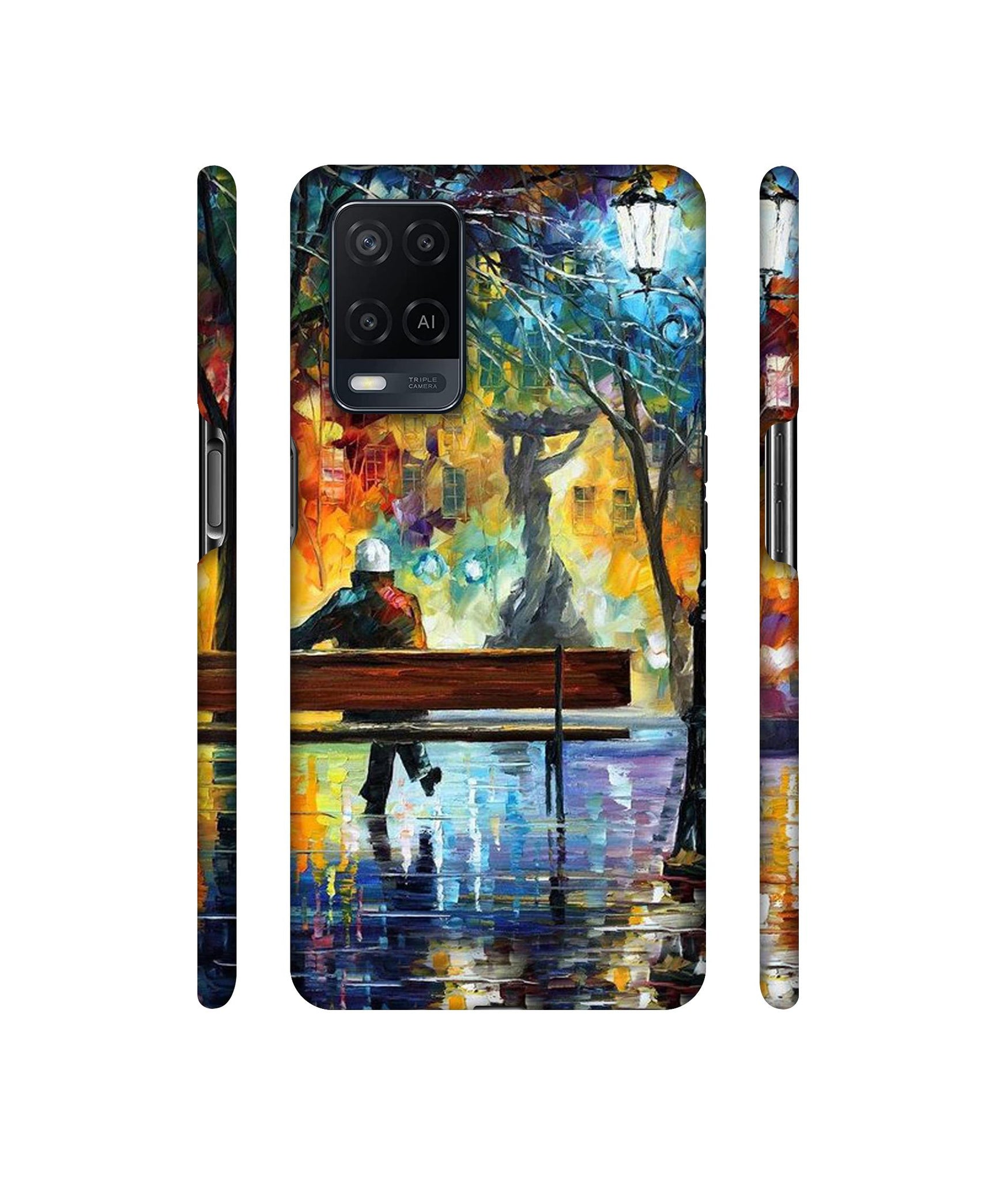 Man Resting Designer Hard Back Cover for Oppo A54 4G