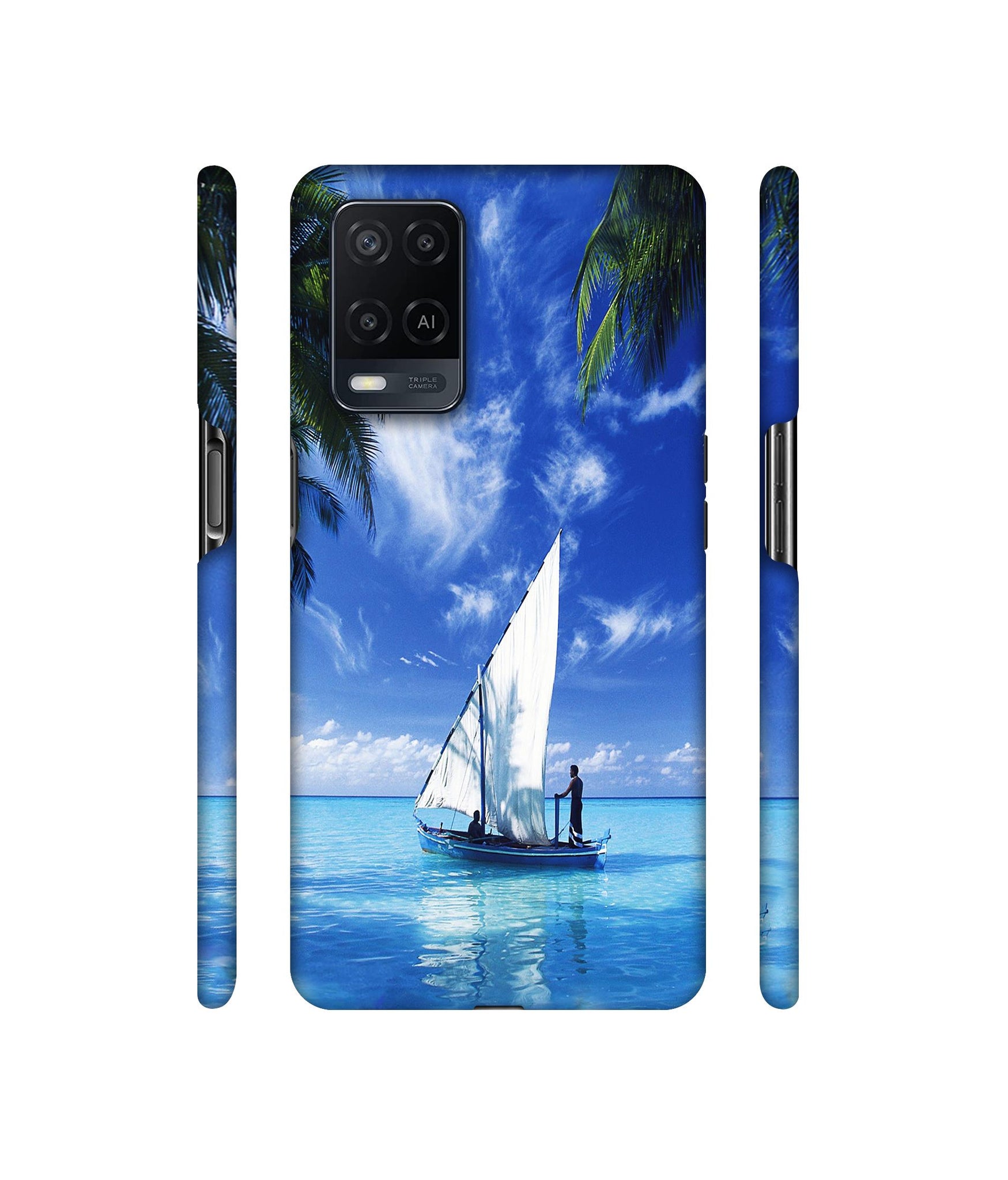 Indian Ocean Designer Hard Back Cover for Oppo A54 4G