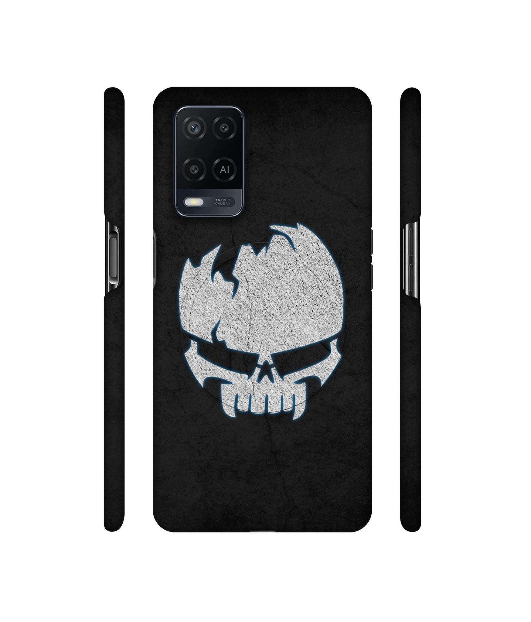 Skull Designer Hard Back Cover for Oppo A54 4G