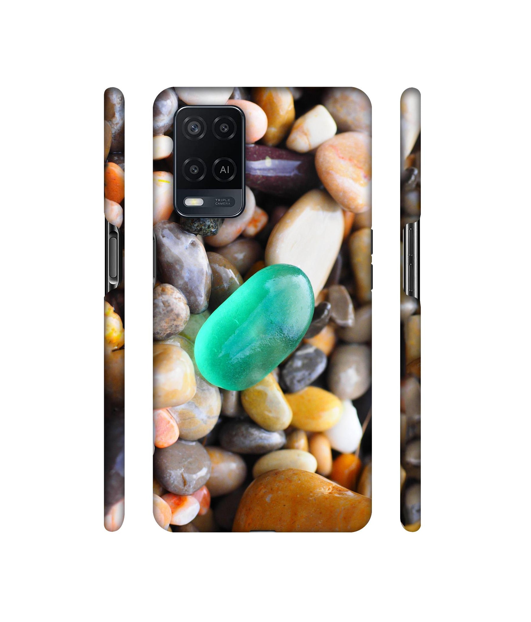 Sea Stones Designer Hard Back Cover for Oppo A54 4G