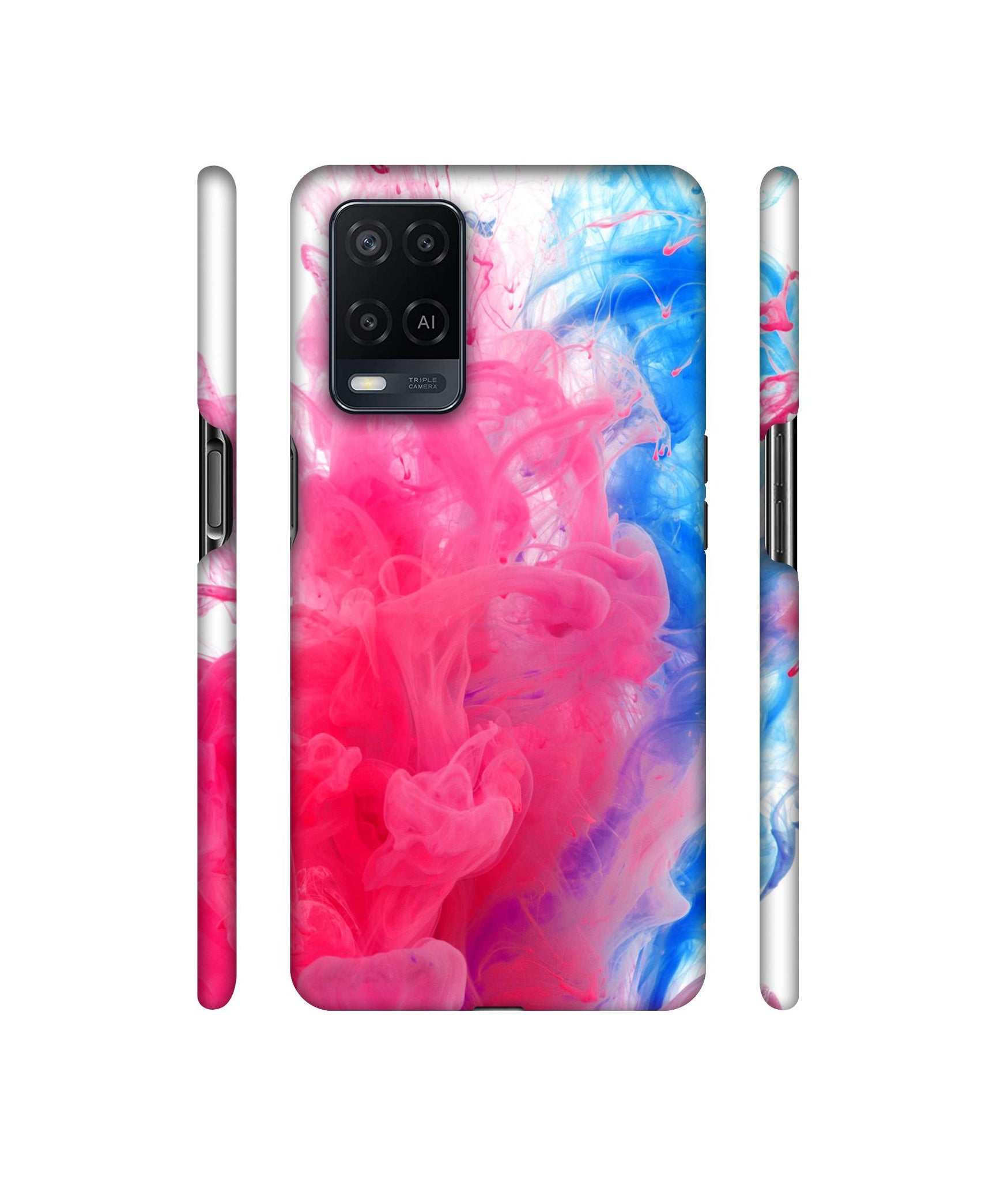 Fractal Paint Designer Hard Back Cover for Oppo A54 4G