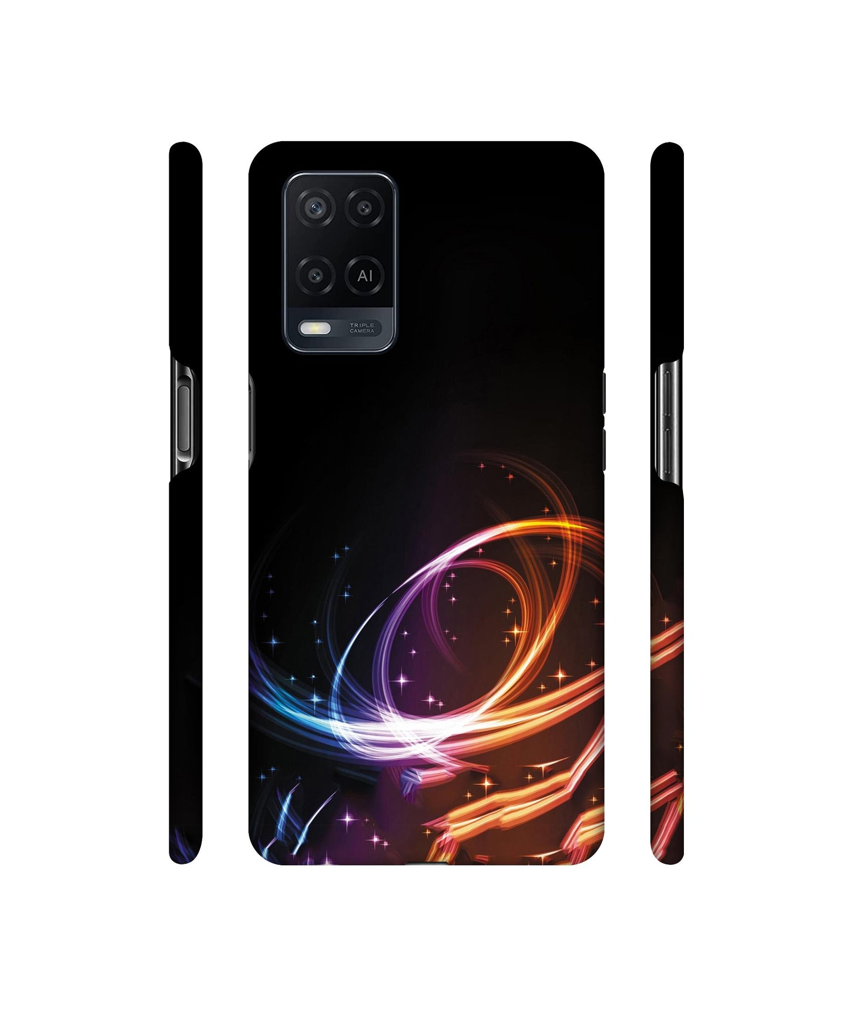 Abstract Background Designer Hard Back Cover for Oppo A54 4G