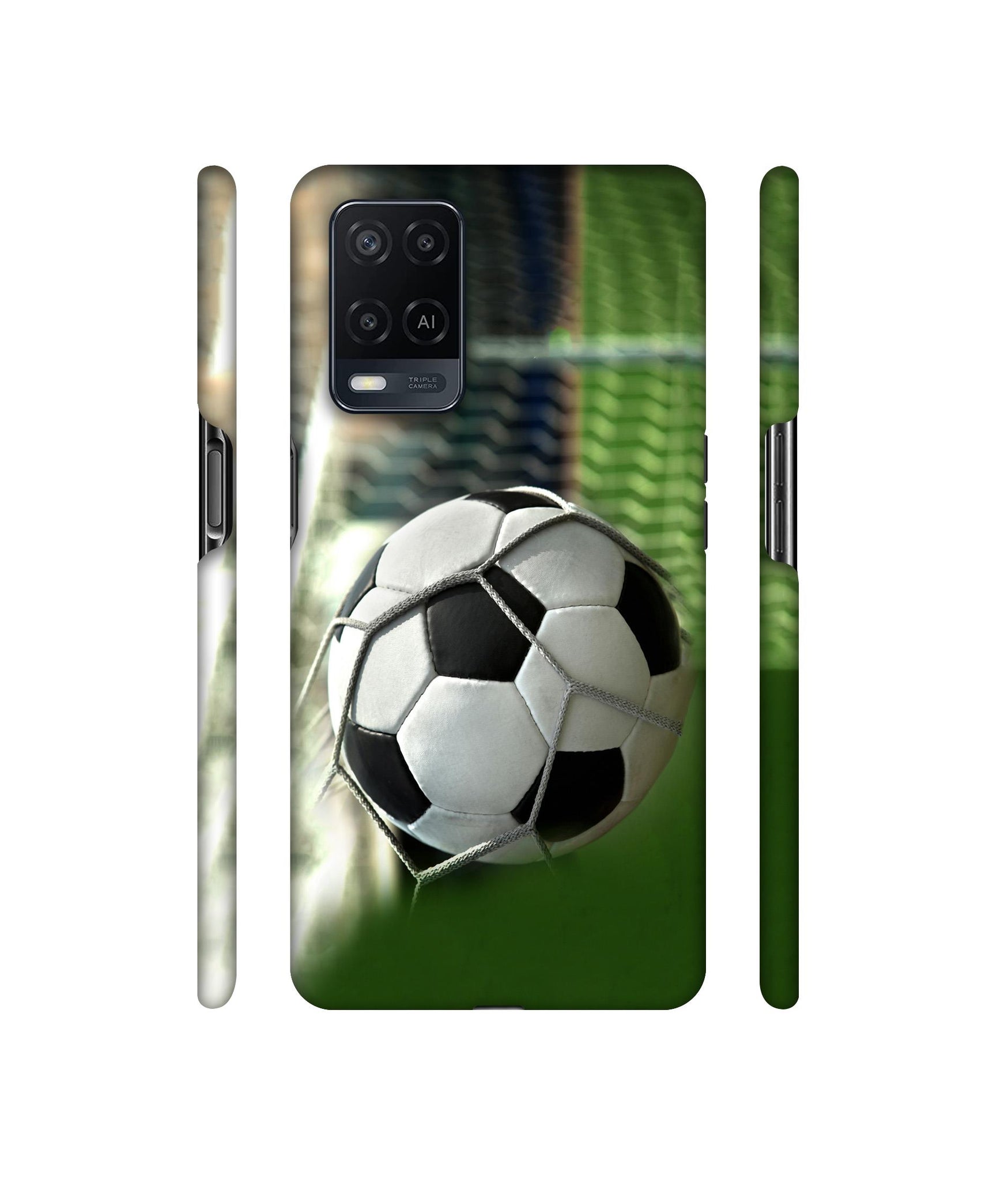 Football Designer Hard Back Cover for Oppo A54 4G