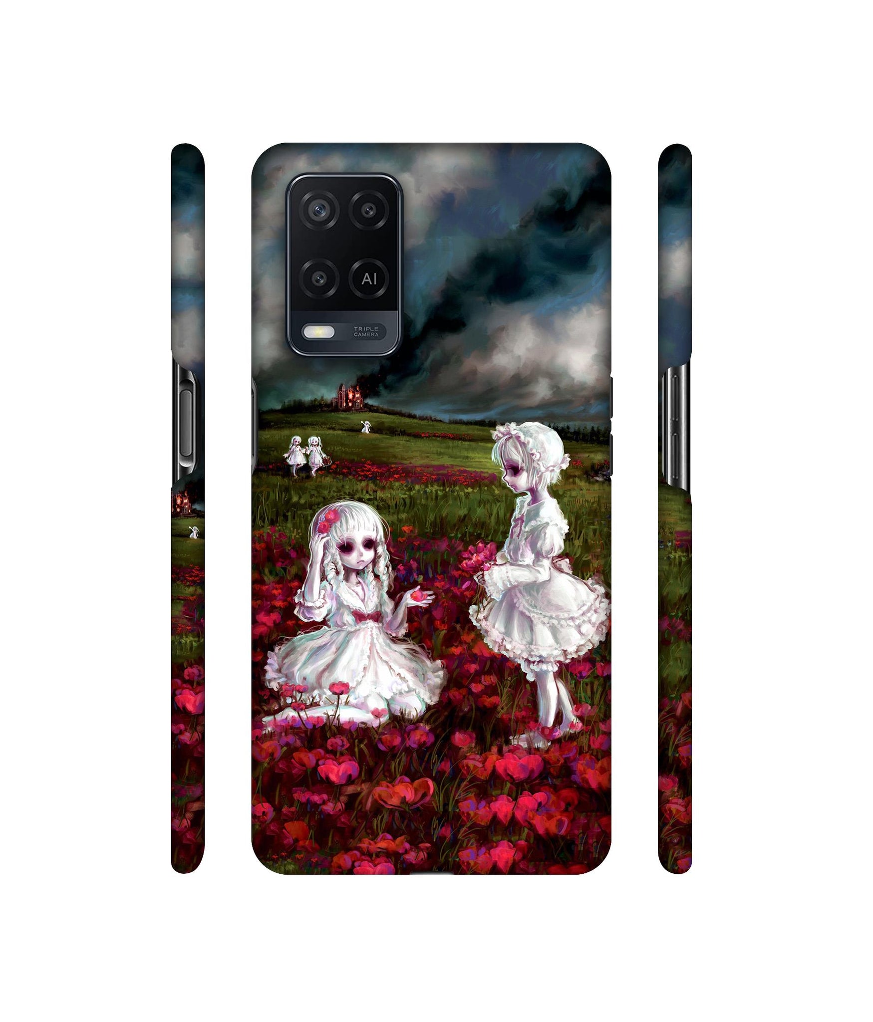 Vampires Girls Designer Hard Back Cover for Oppo A54 4G