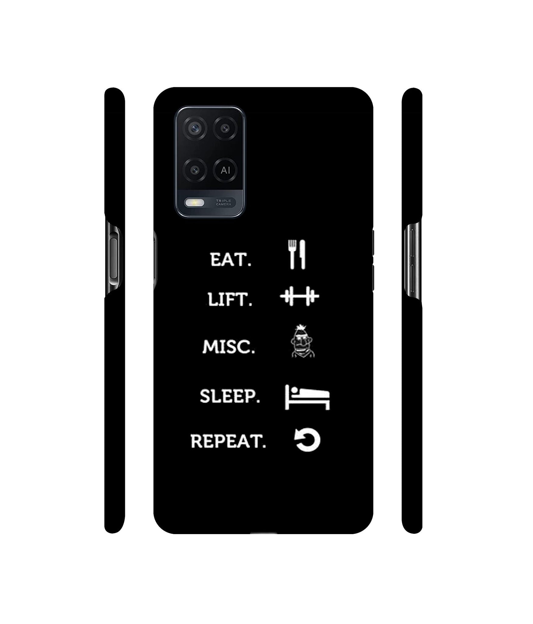 Life Tool Quote Designer Hard Back Cover for Oppo A54 4G