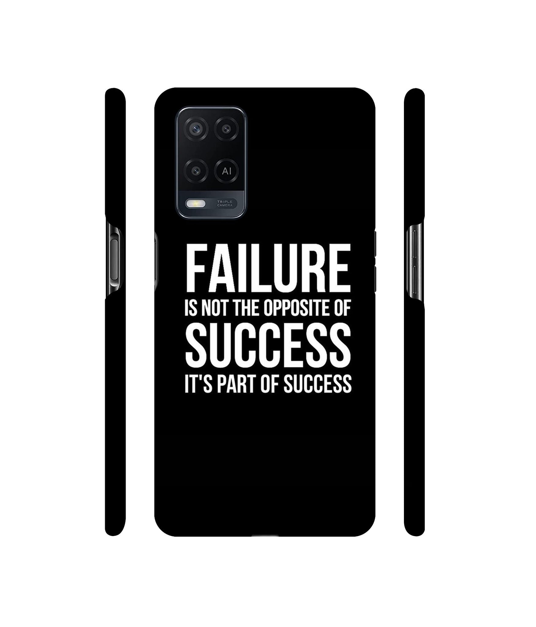 Motivational Quote Designer Hard Back Cover for Oppo A54 4G