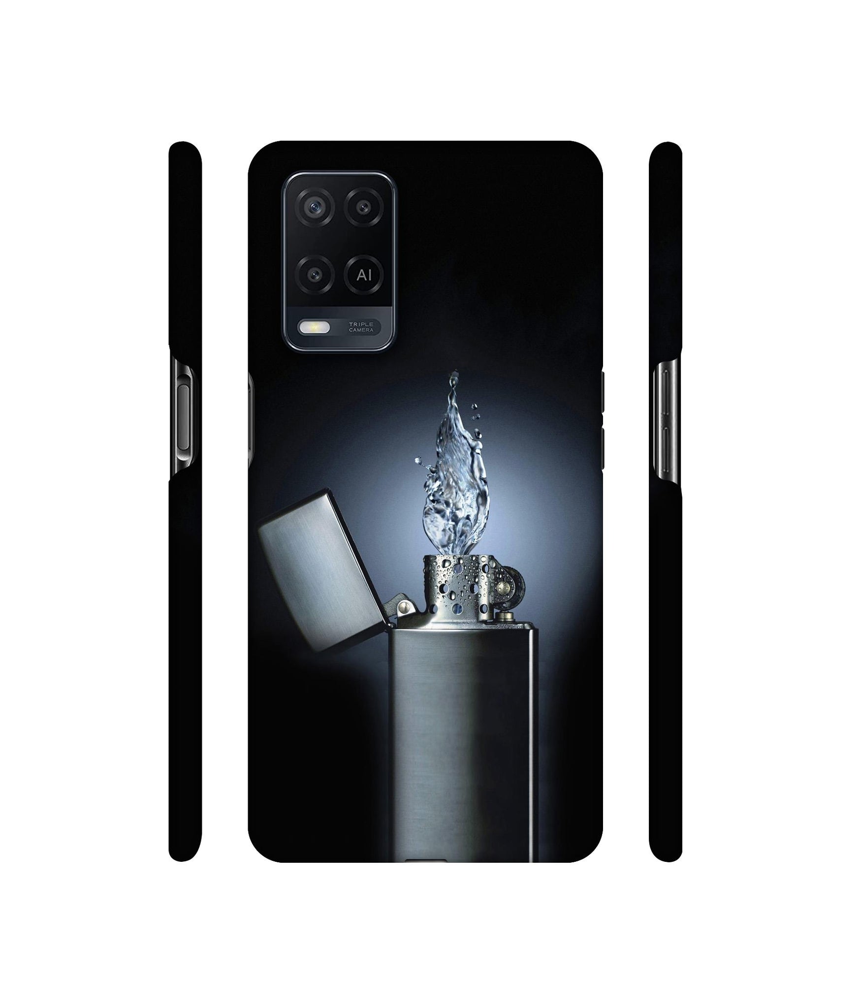 Water Lighter Designer Hard Back Cover for Oppo A54 4G