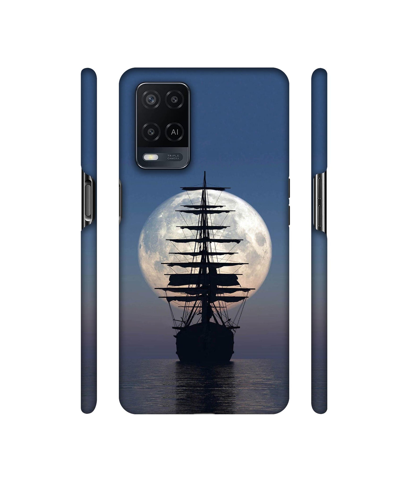 Sea Sunset Designer Hard Back Cover for Oppo A54 4G