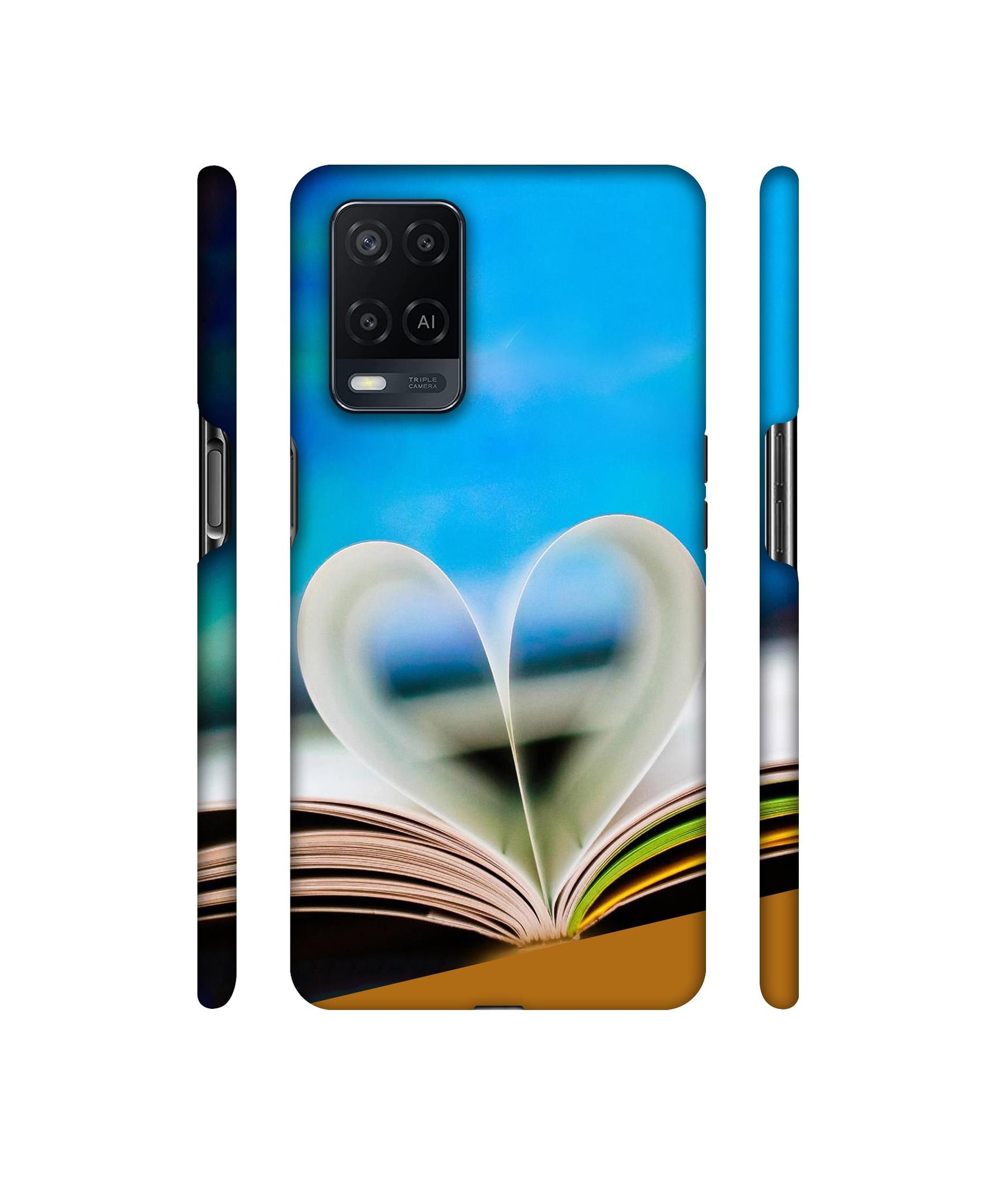 Love Book Designer Hard Back Cover for Oppo A54 4G