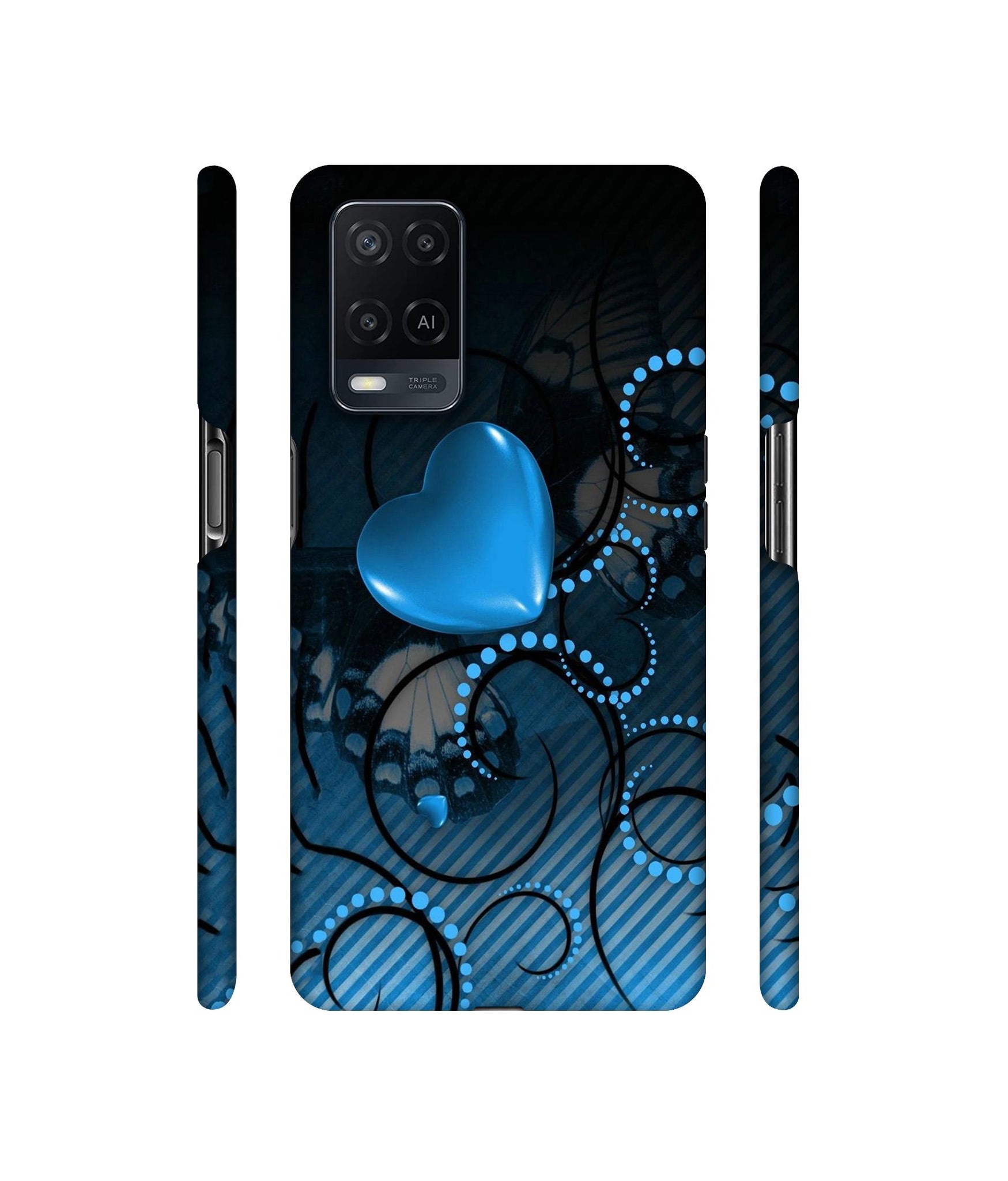 Hart Designer Hard Back Cover for Oppo A54 4G