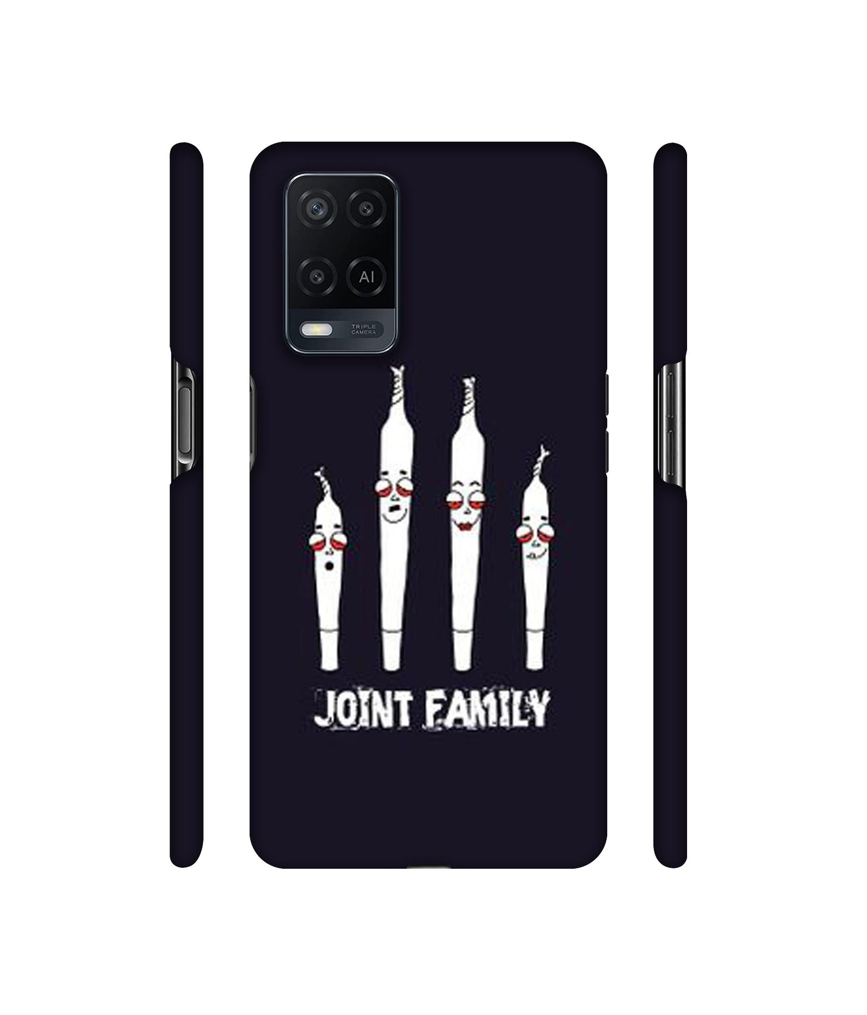 Joint Family Designer Hard Back Cover for Oppo A54 4G