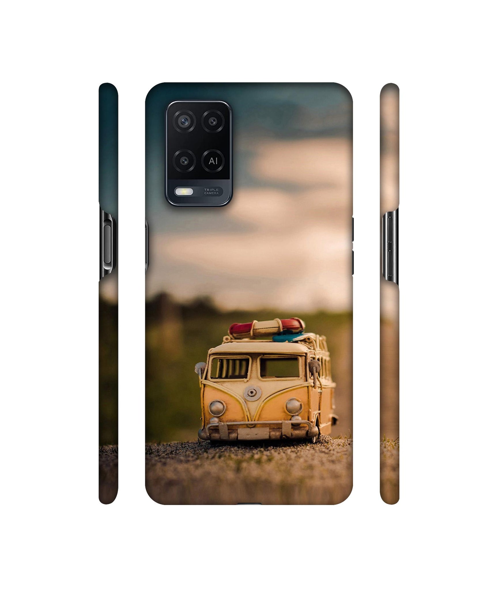 Toy Car Designer Hard Back Cover for Oppo A54 4G