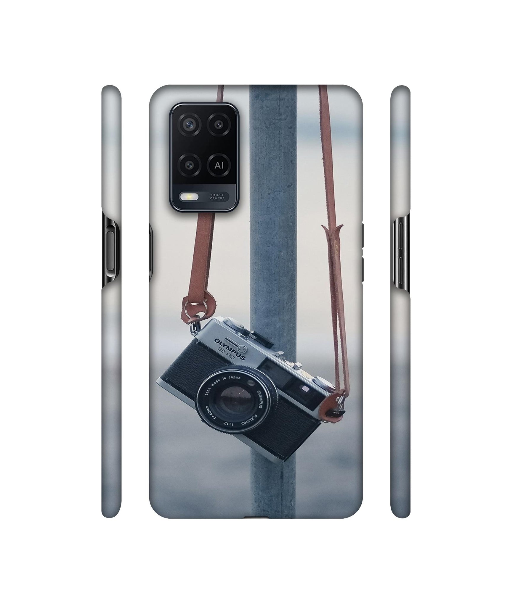 Camera Designer Hard Back Cover for Oppo A54 4G