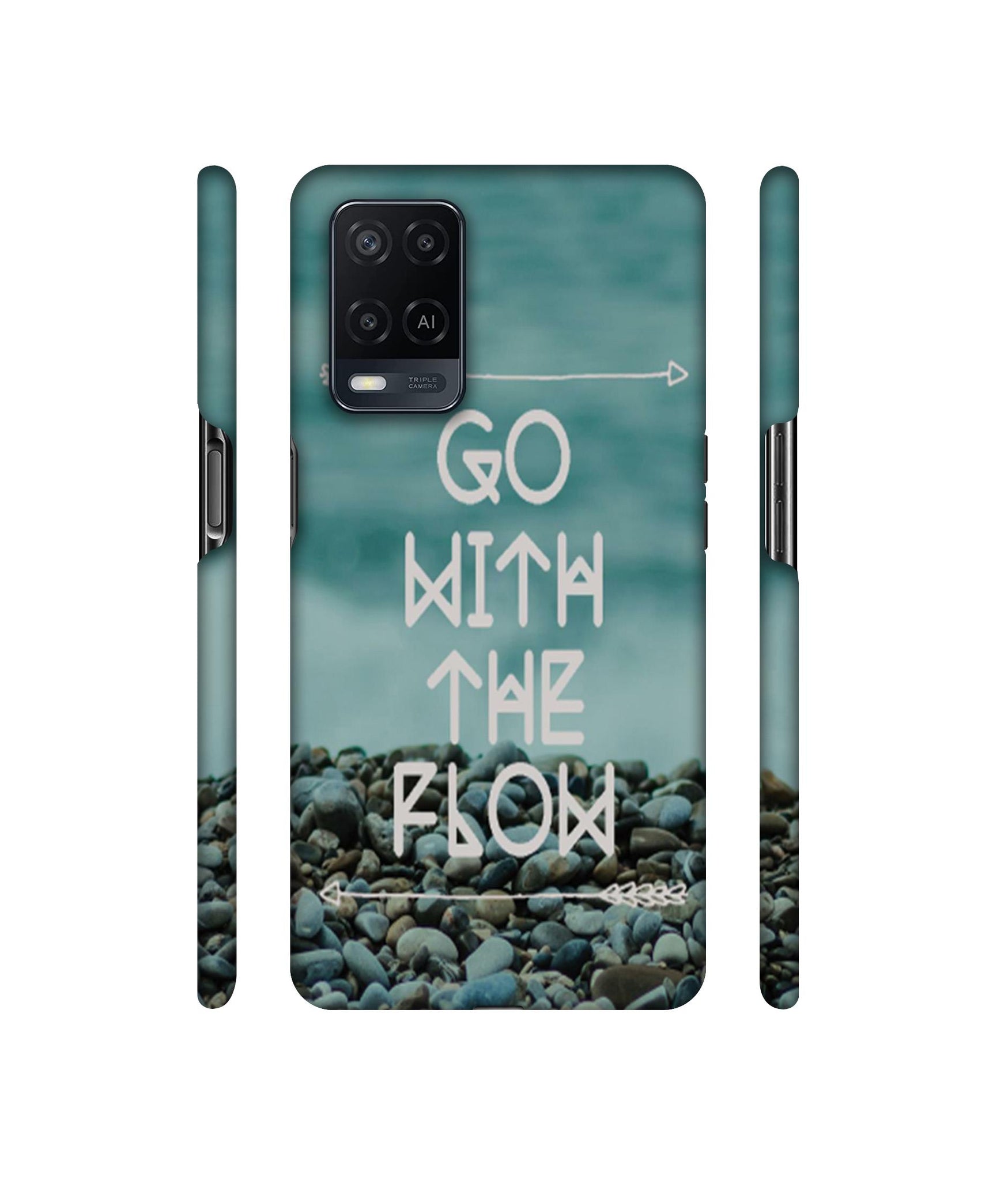 Arrow Designer Hard Back Cover for Oppo A54 4G