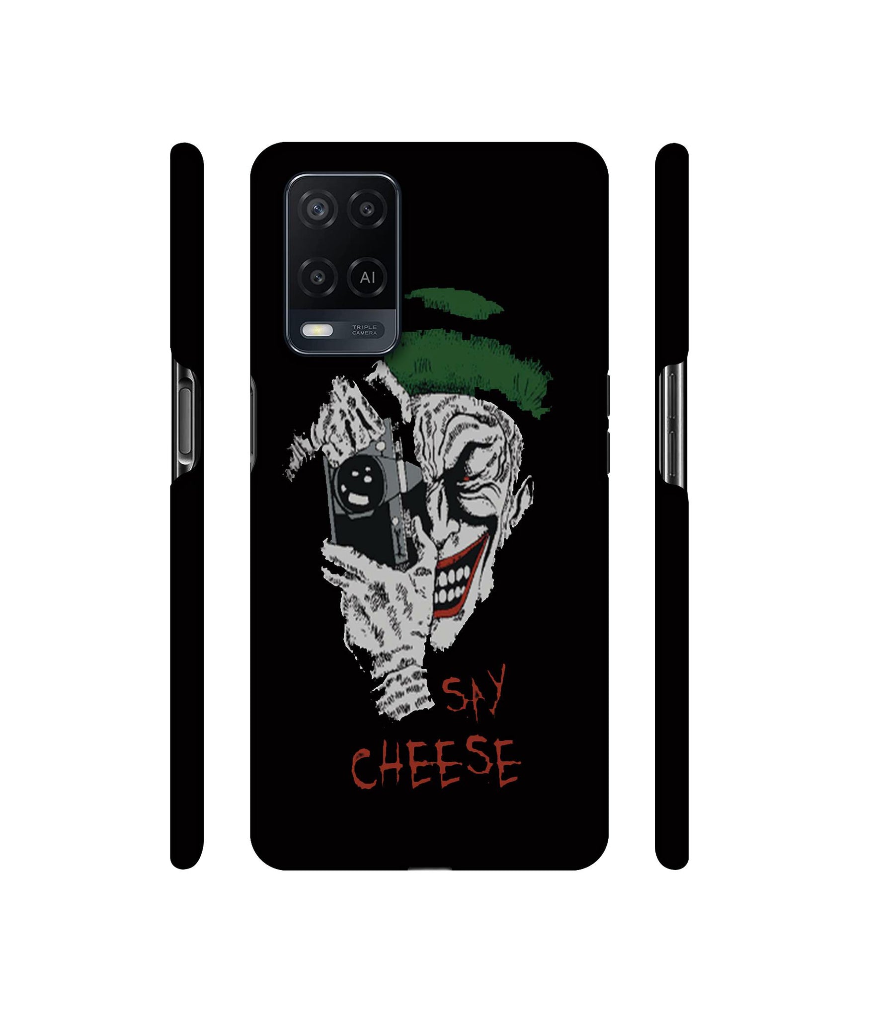 Joker Say Cheese Designer Hard Back Cover for Oppo A54 4G