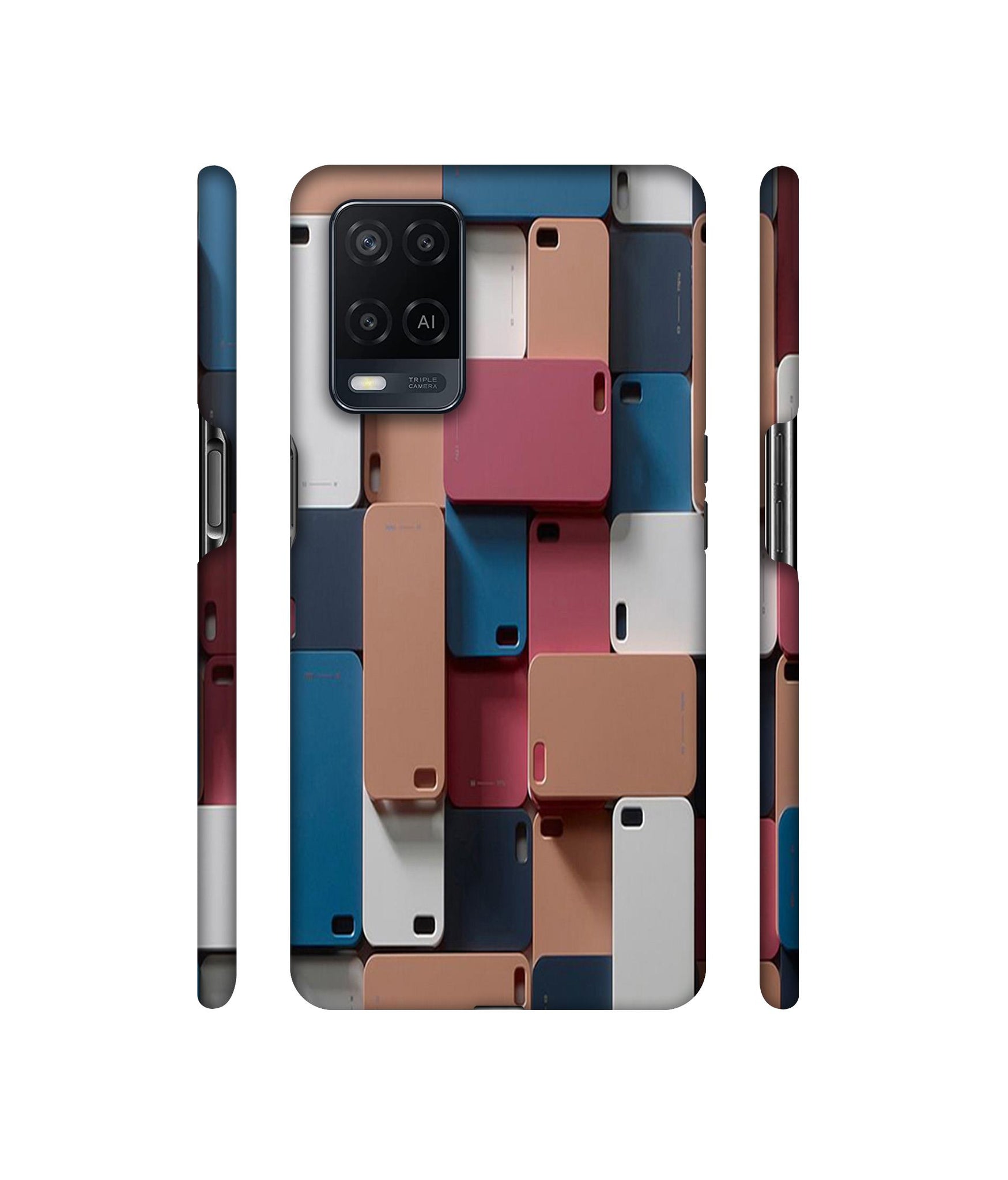 Mobile Cover Designer Hard Back Cover for Oppo A54 4G