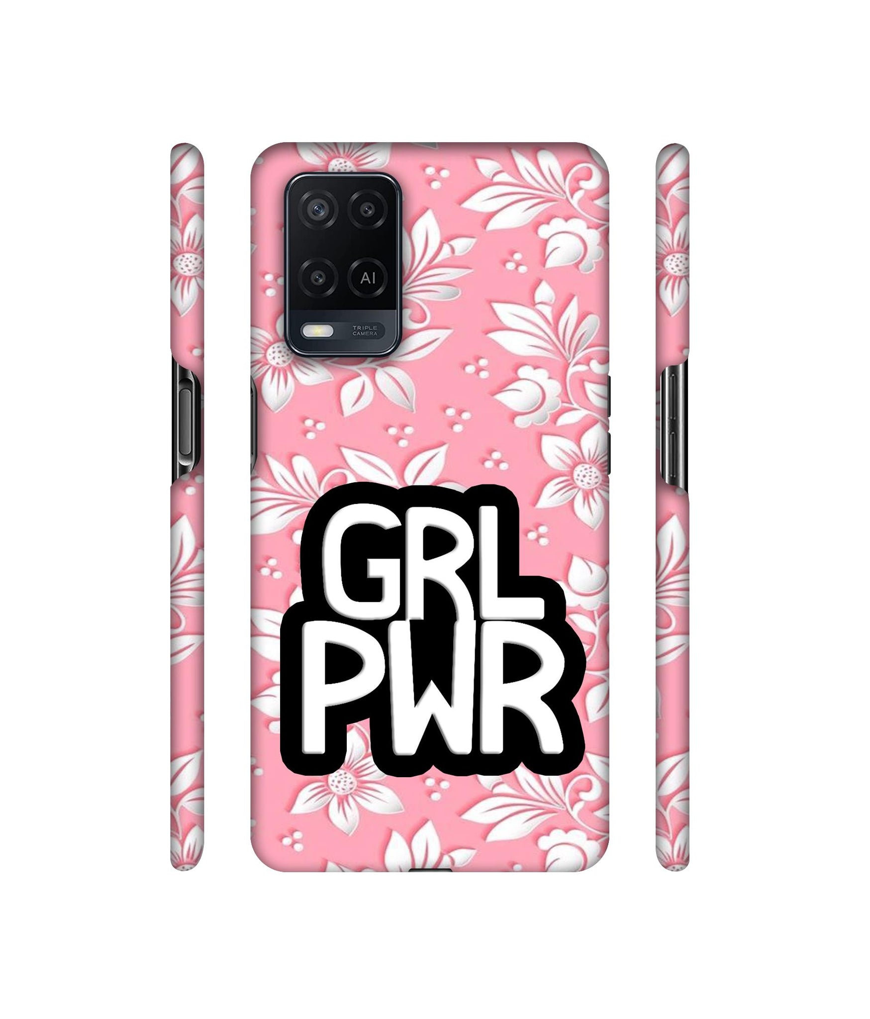 Girl Power Art Designer Hard Back Cover for Oppo A54 4G