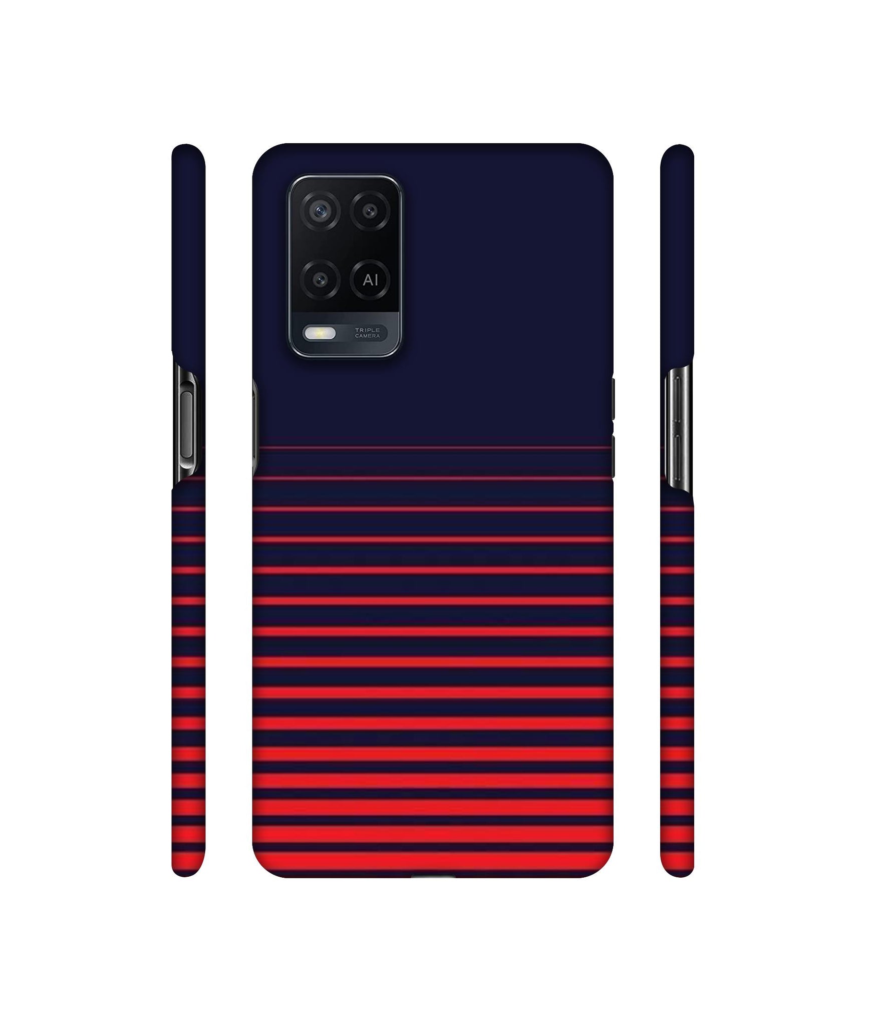 Redline Designer Hard Back Cover for Oppo A54 4G