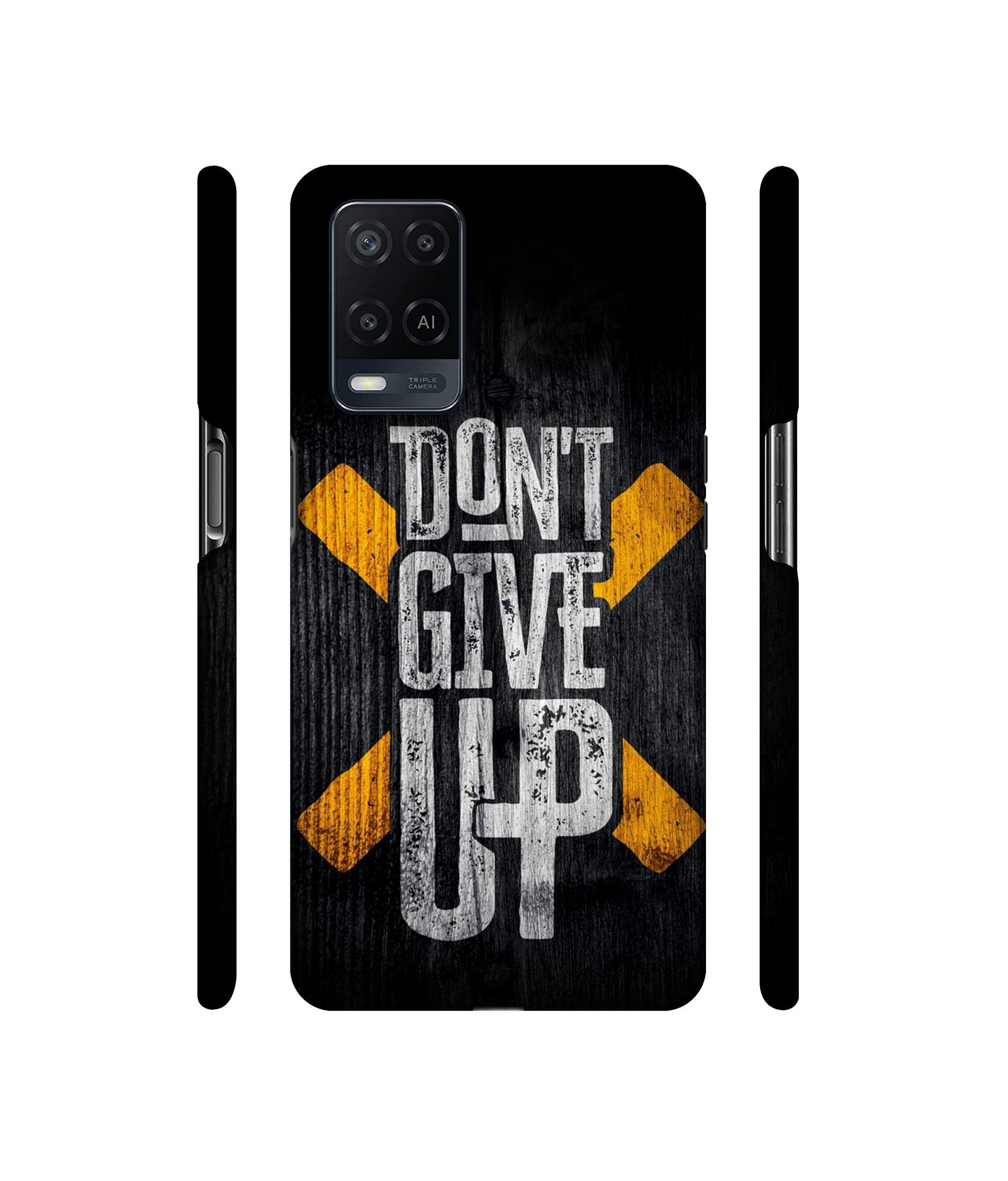 Don't Give Up Designer Hard Back Cover for Oppo A54 4G
