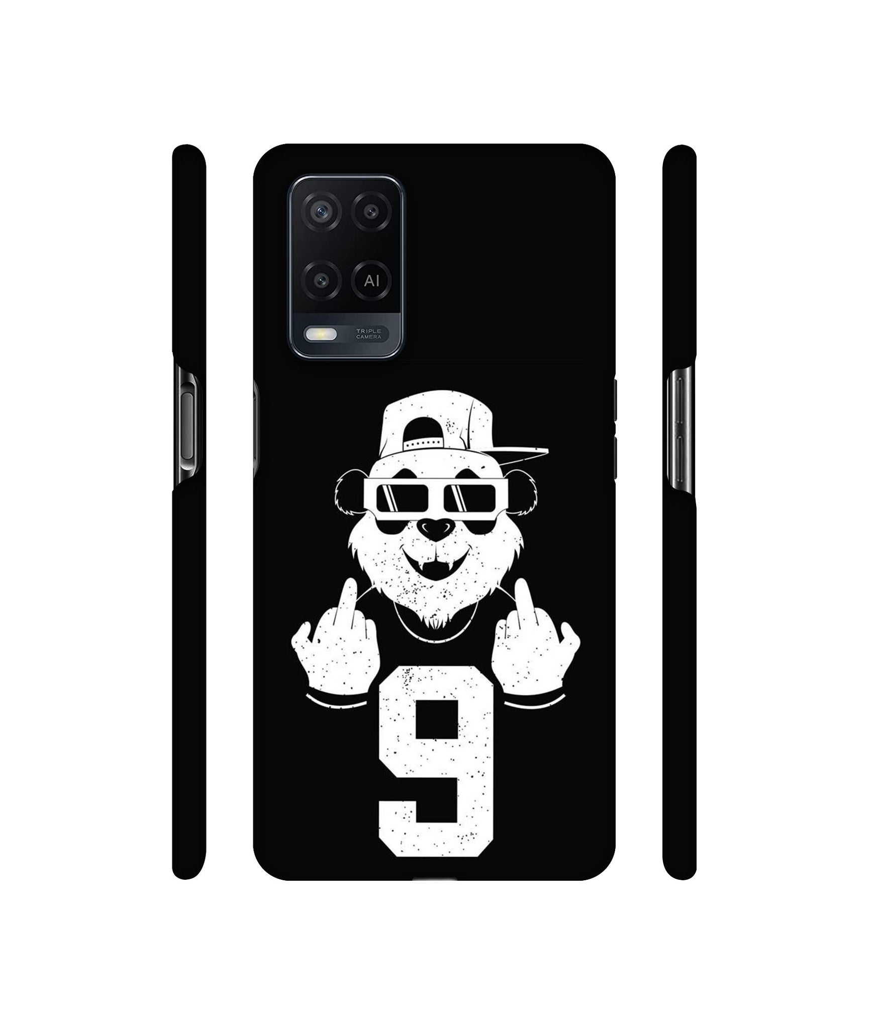 Nine Number Designer Hard Back Cover for Oppo A54 4G