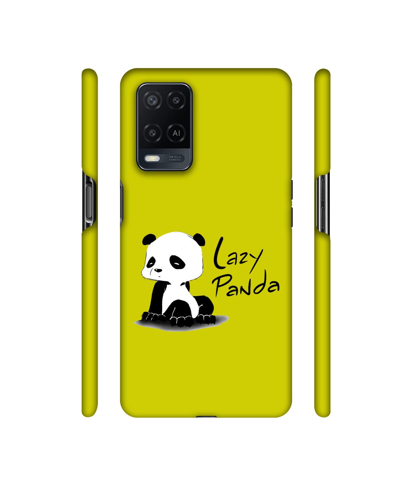 Lazy Panda Designer Hard Back Cover for Oppo A54 4G