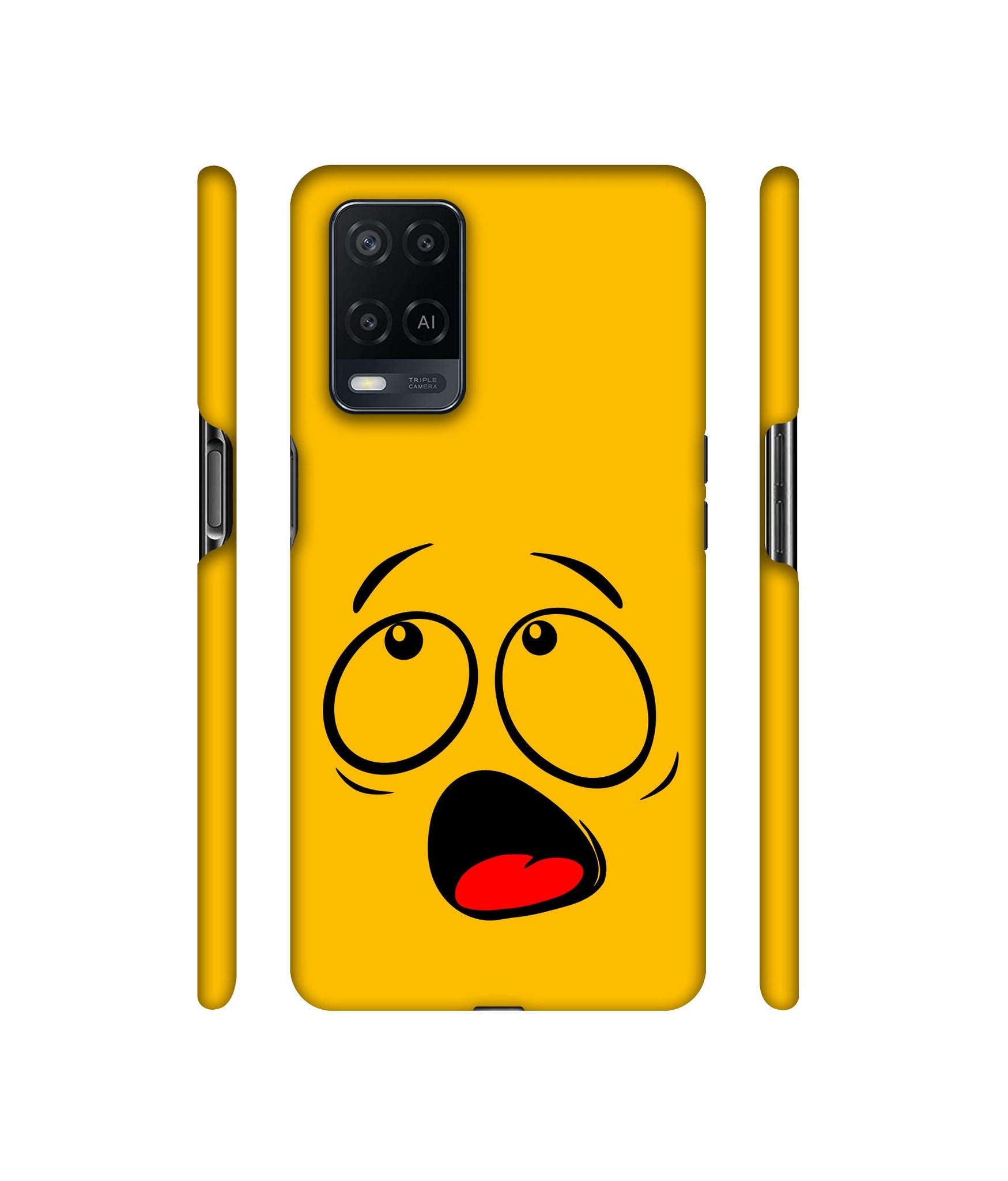 Scary Face Designer Hard Back Cover for Oppo A54 4G