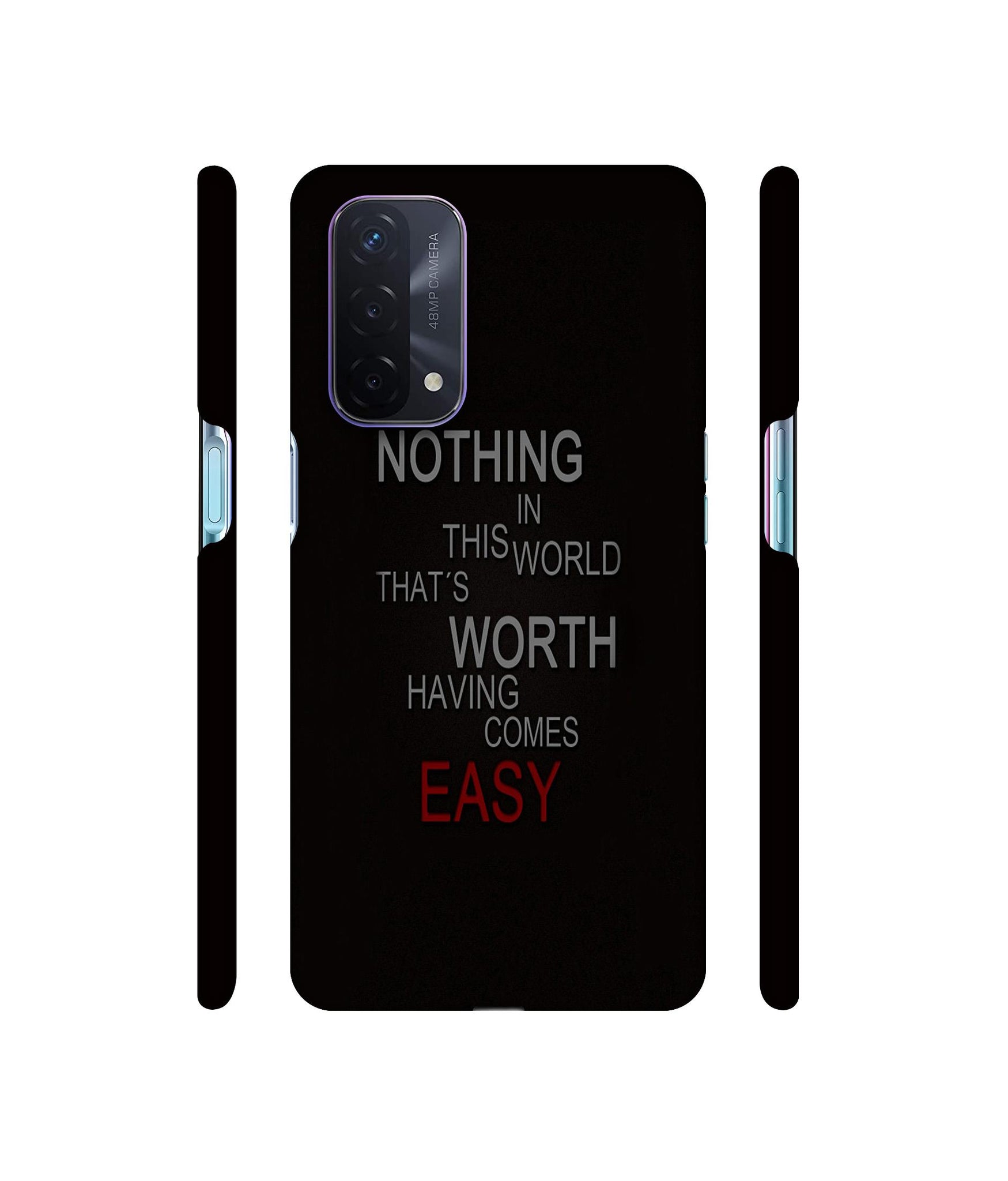 Life Quotes Designer Hard Back Cover for Oppo A74 5G