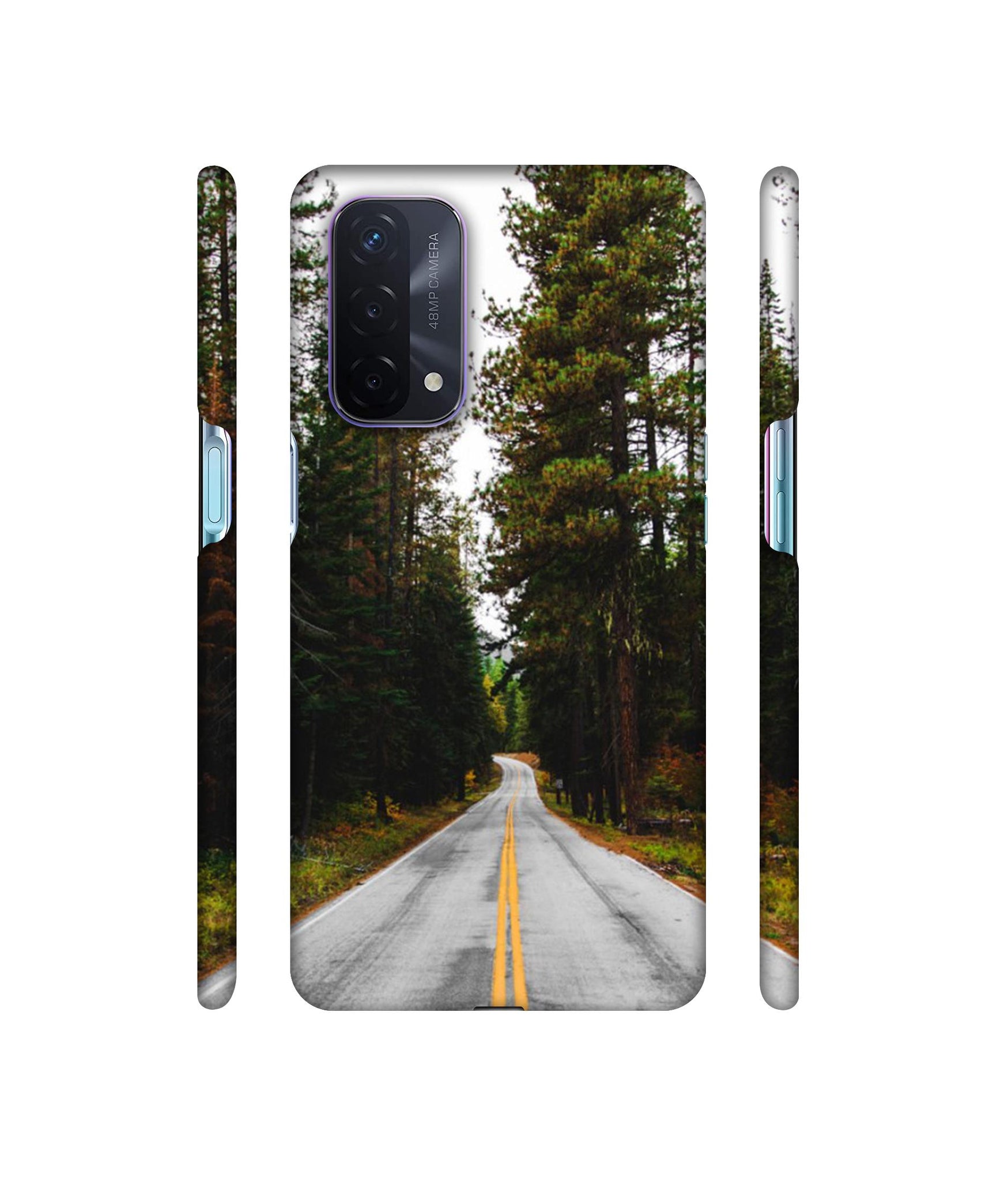 Road Photo Designer Hard Back Cover for Oppo A74 5G