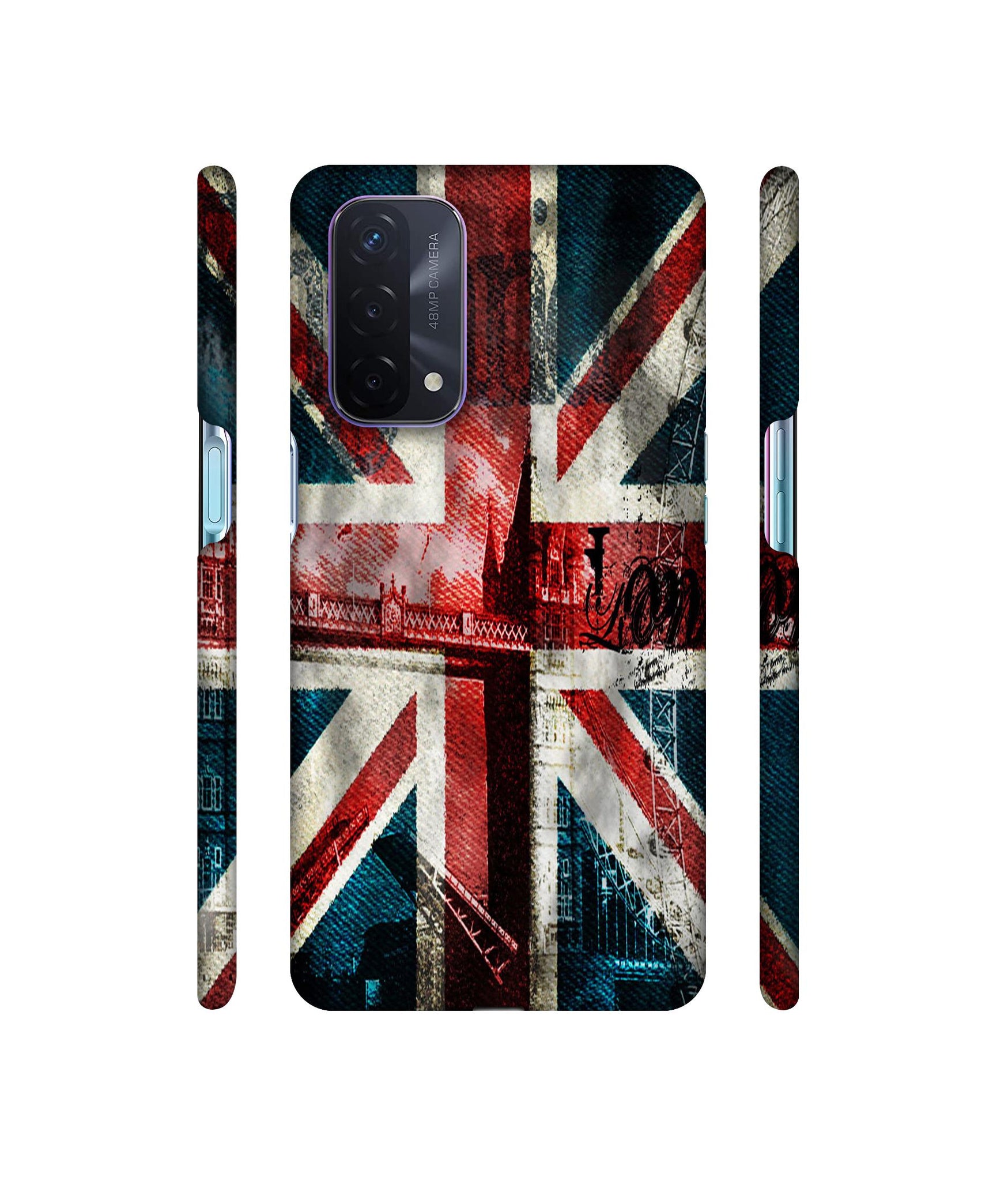 London Flag wallpaper Designer Hard Back Cover for Oppo A74 5G