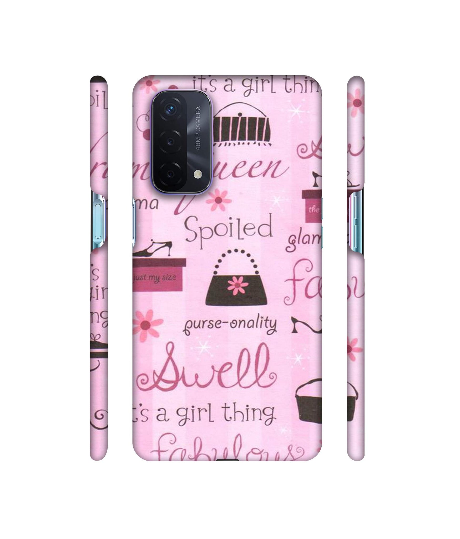 Its A Girl Thing Designer Hard Back Cover for Oppo A74 5G