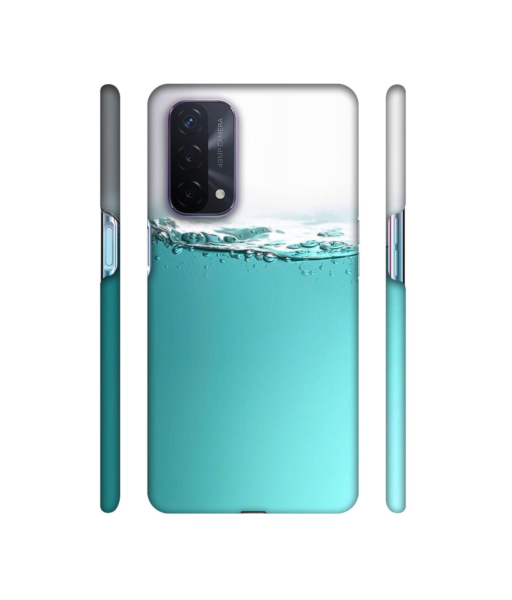 Half Fill Designer Hard Back Cover for Oppo A74 5G