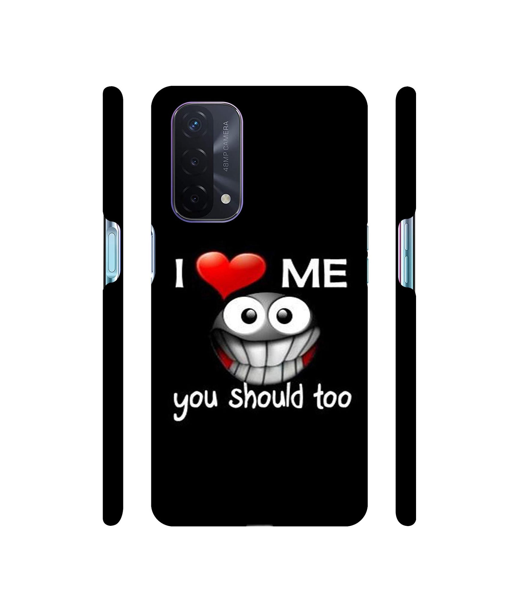 I Love Me Quotes Designer Hard Back Cover for Oppo A74 5G