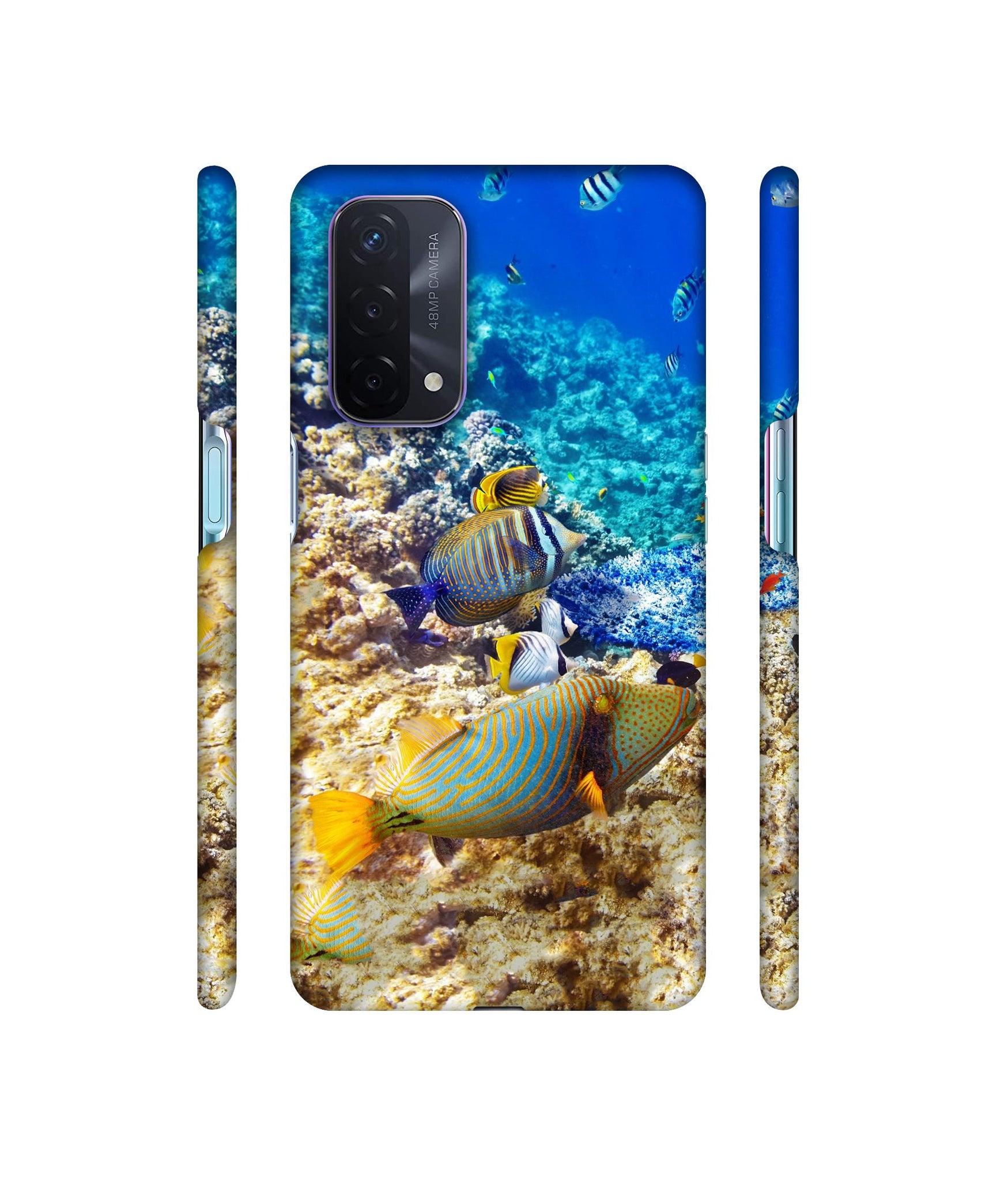 Underwater World Designer Hard Back Cover for Oppo A74 5G