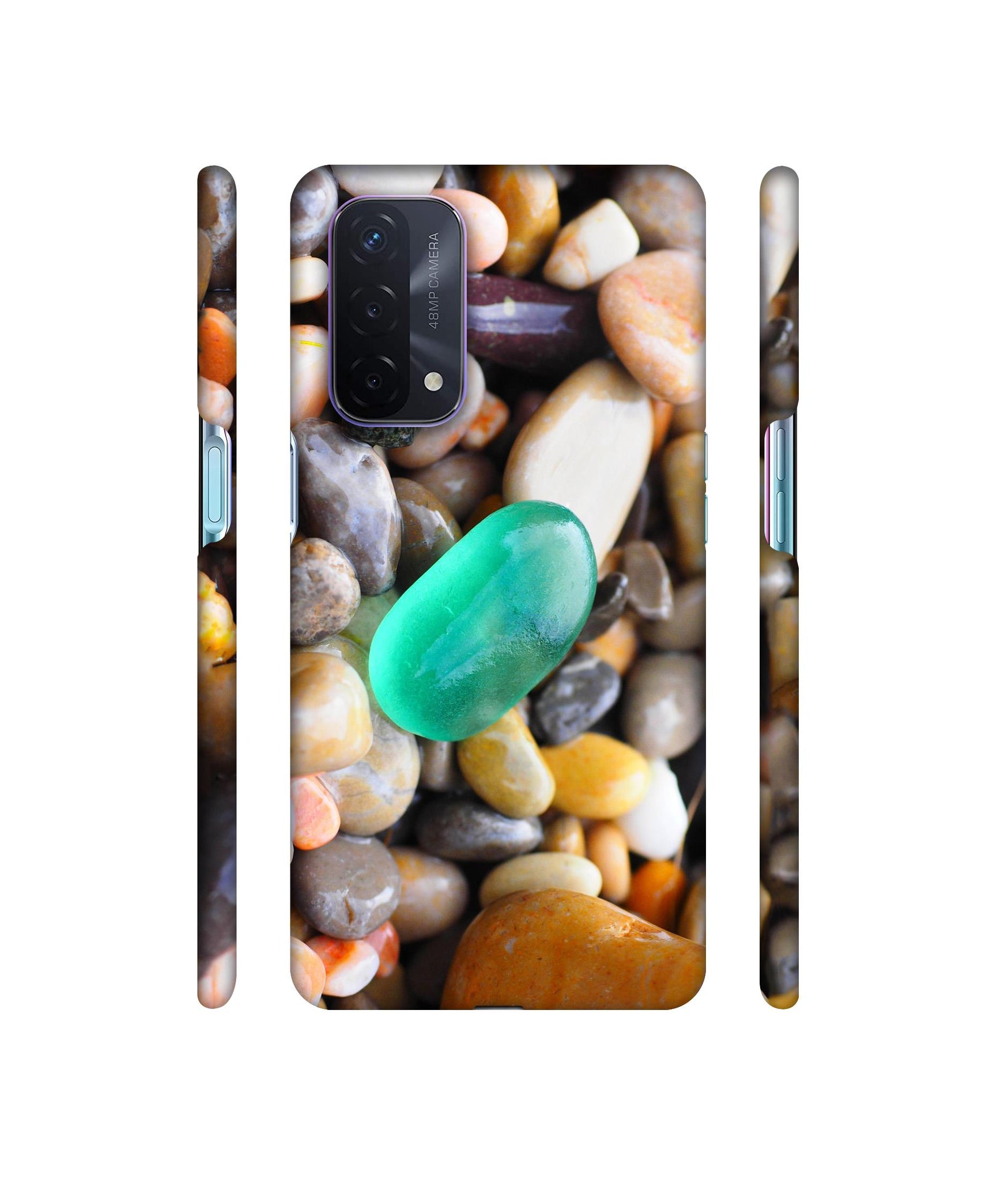 Sea Stones Designer Hard Back Cover for Oppo A74 5G