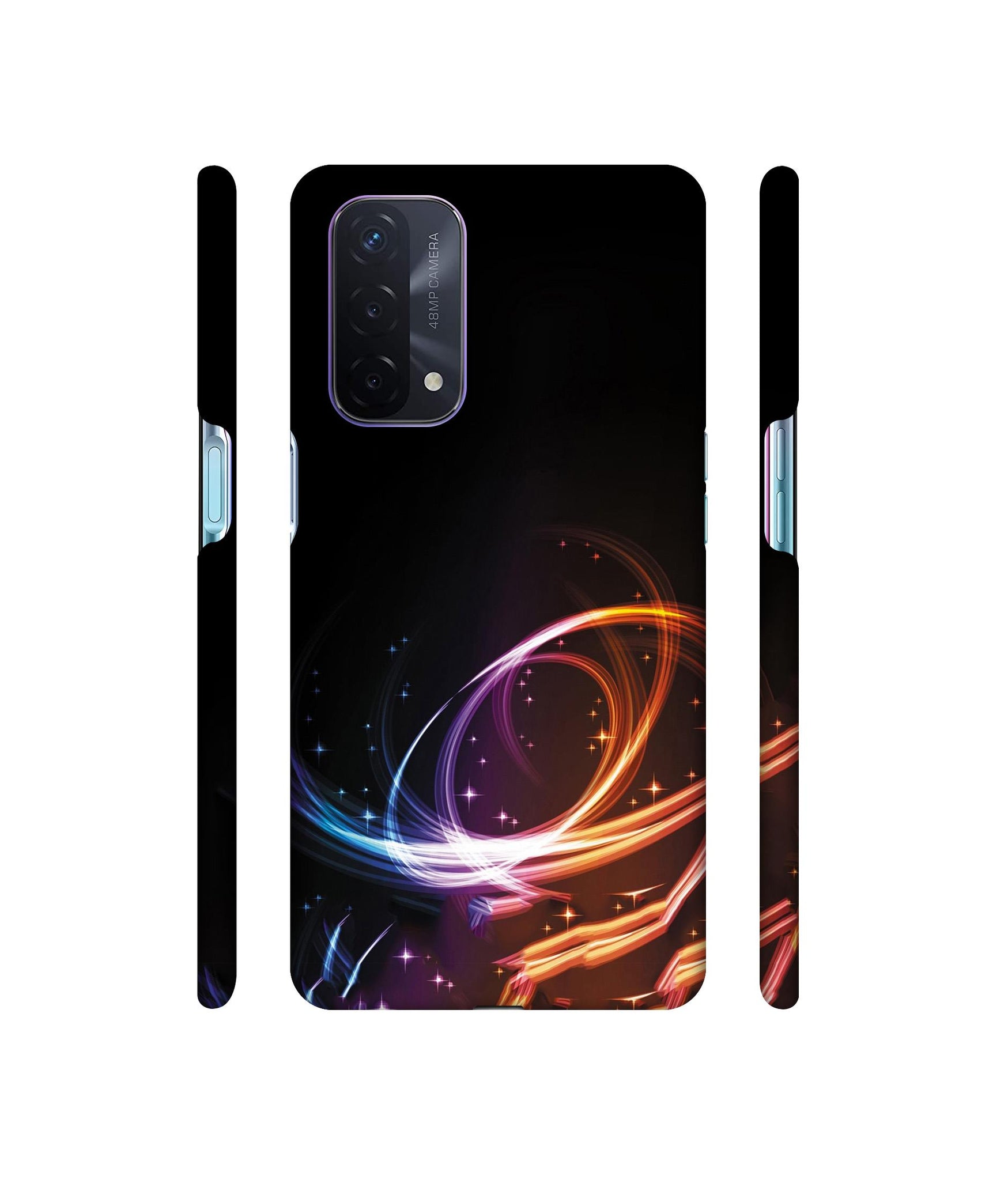 Abstract Background Designer Hard Back Cover for Oppo A74 5G