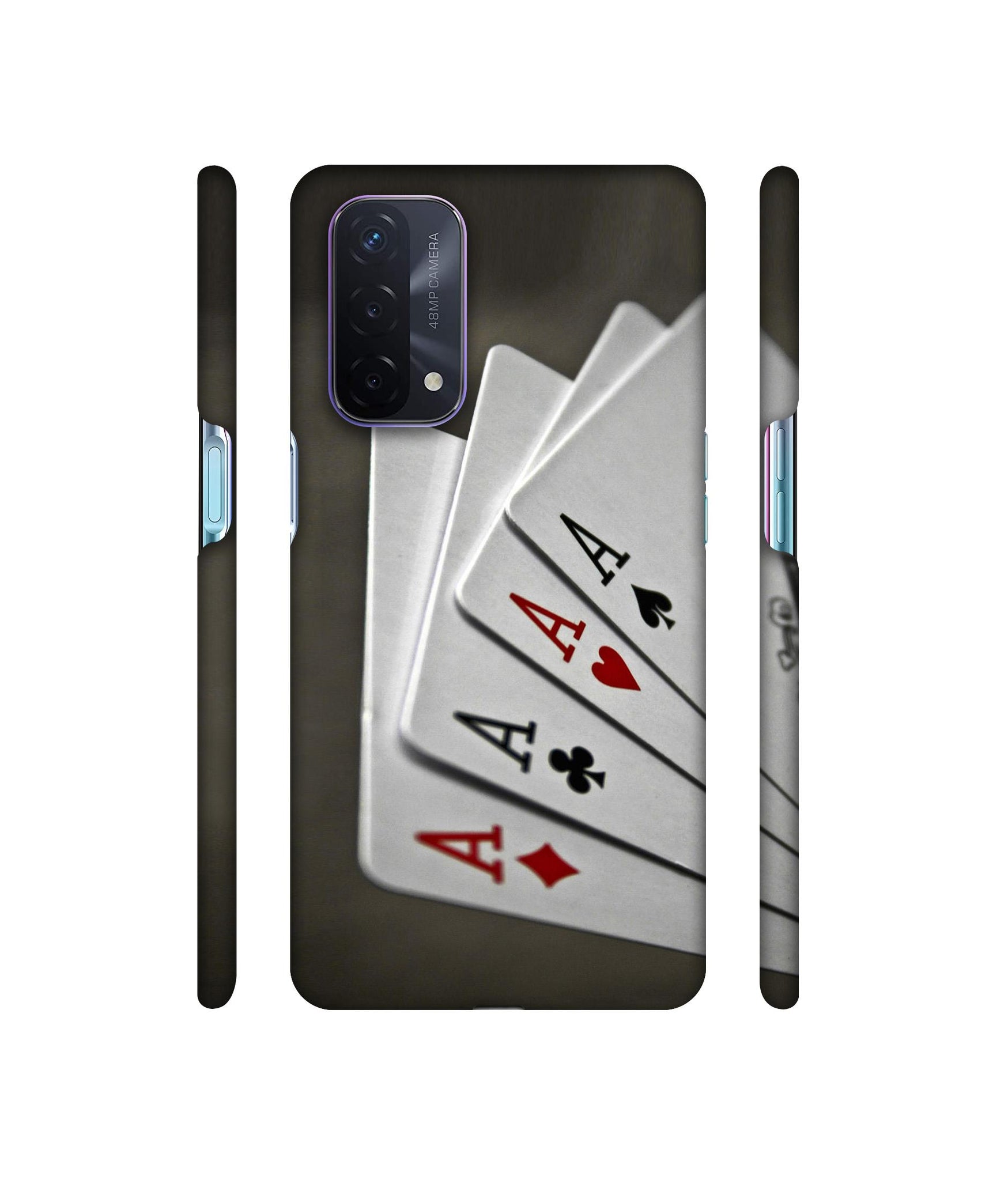 Ace Cards Designer Hard Back Cover for Oppo A74 5G