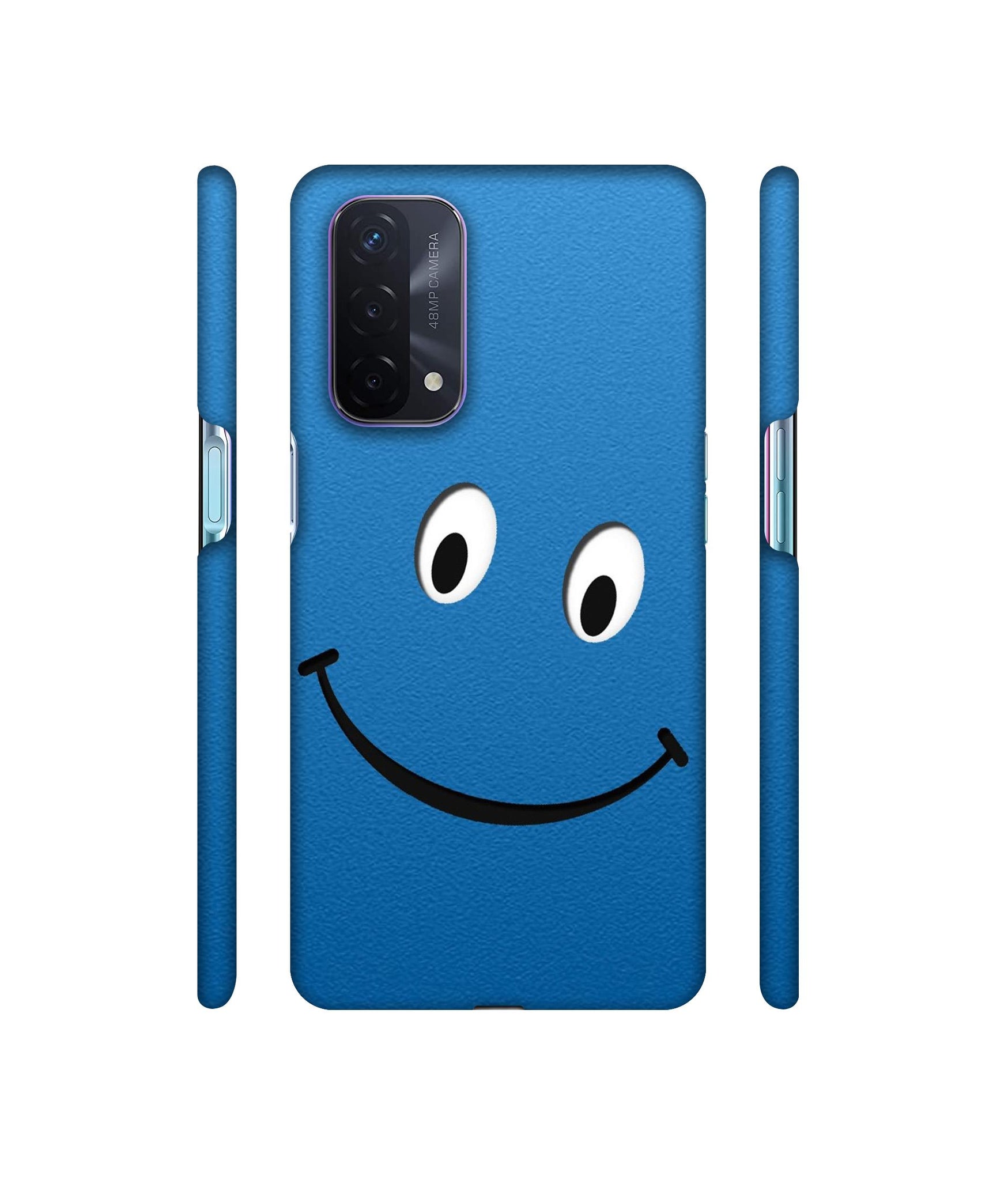Smile Face1Designer Hard Back Cover for Oppo A74 5G