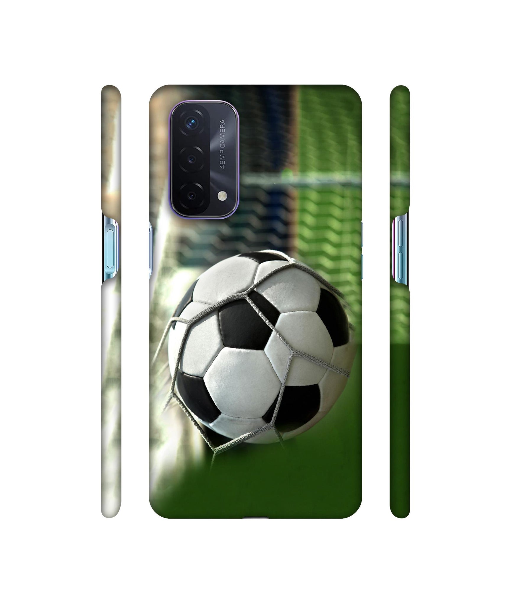 Football Designer Hard Back Cover for Oppo A74 5G