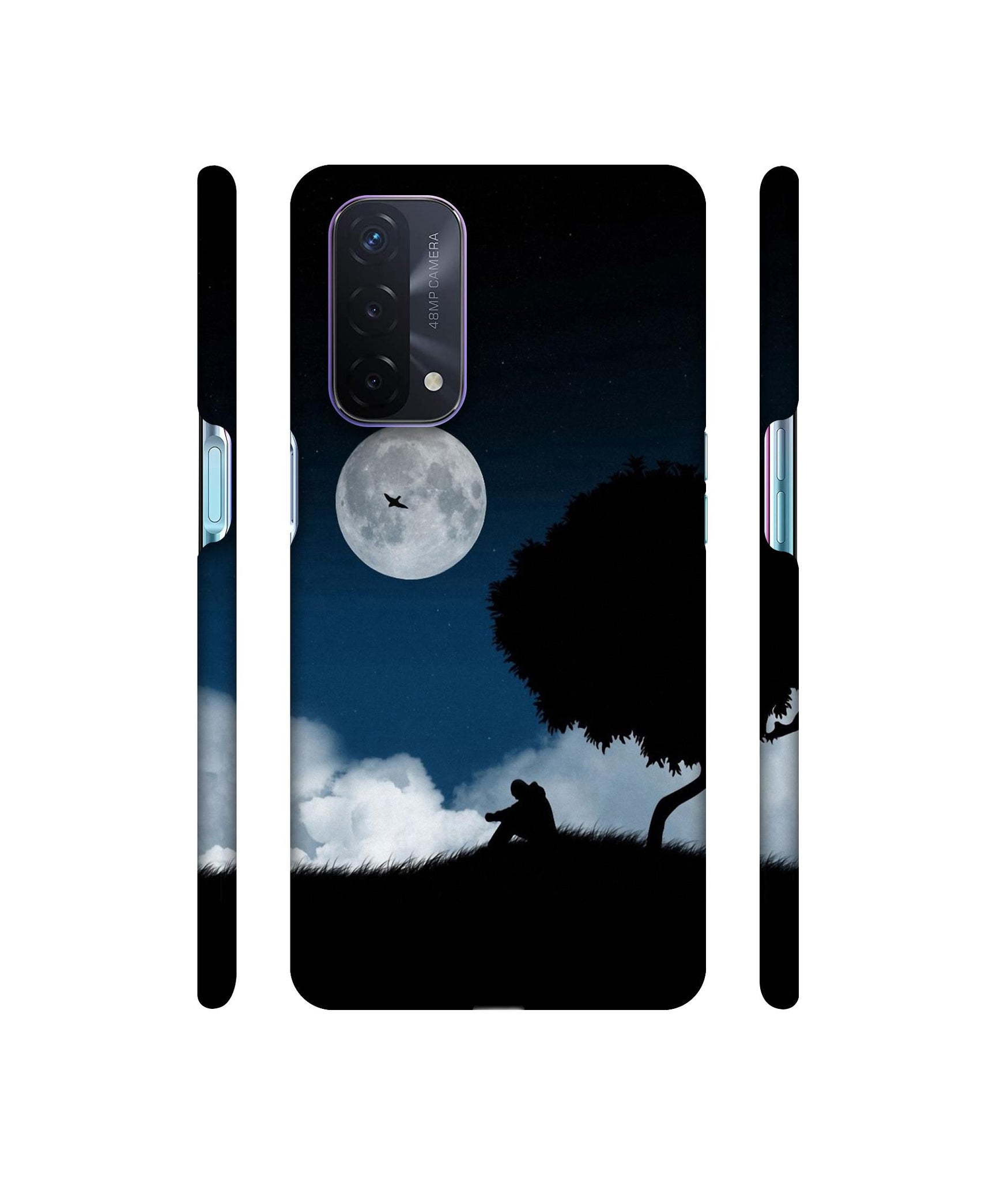 Solitude Tree Designer Hard Back Cover for Oppo A74 5G