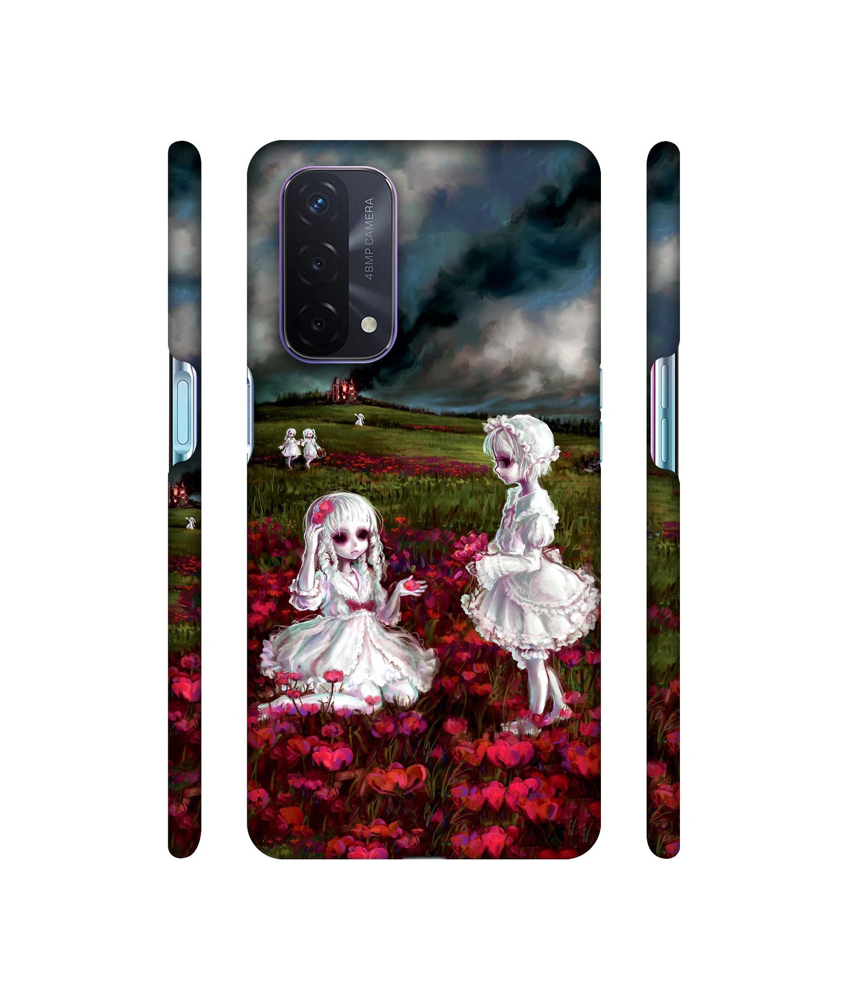 Vampires Girls Designer Hard Back Cover for Oppo A74 5G