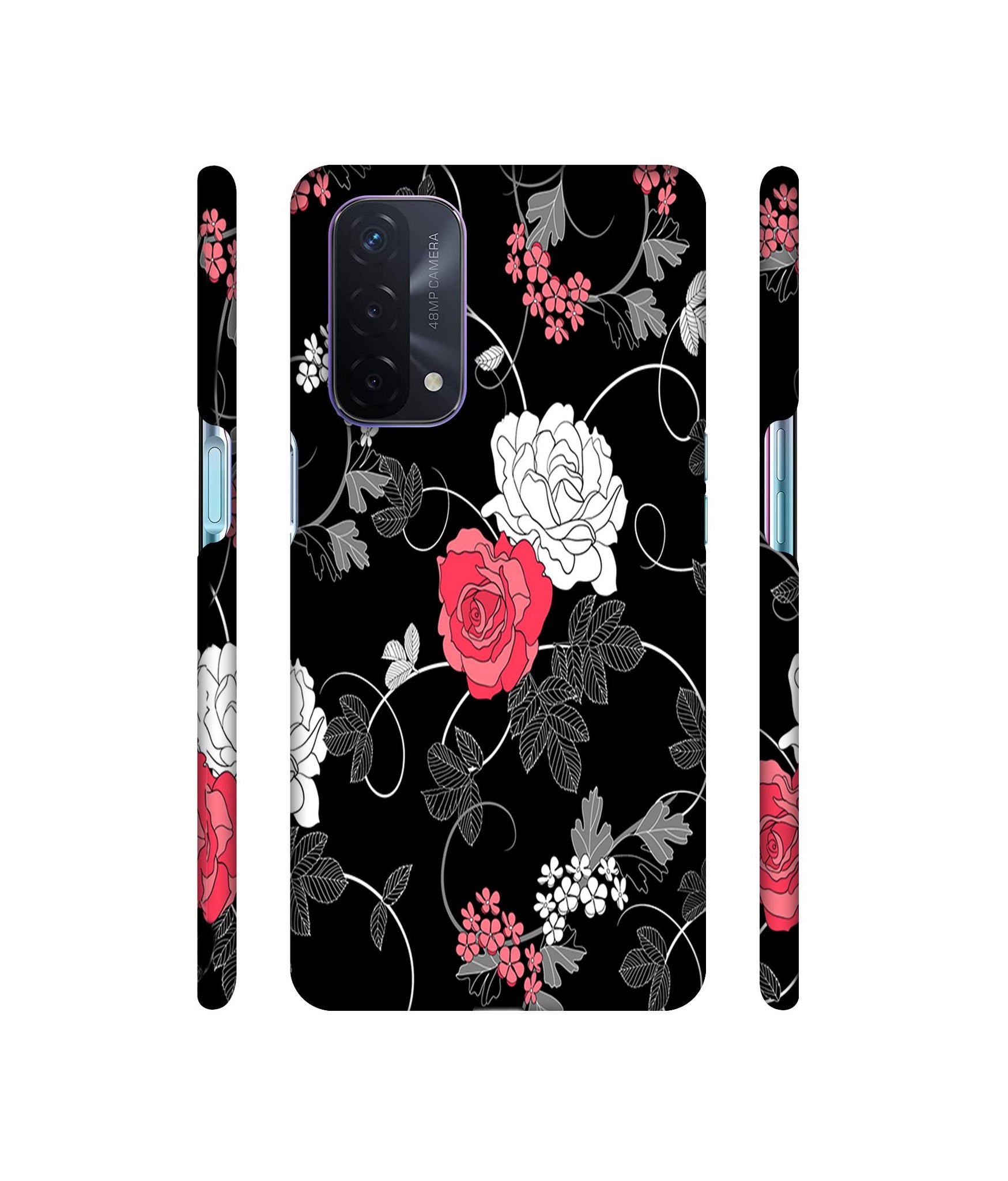Roses Designer Hard Back Cover for Oppo A74 5G