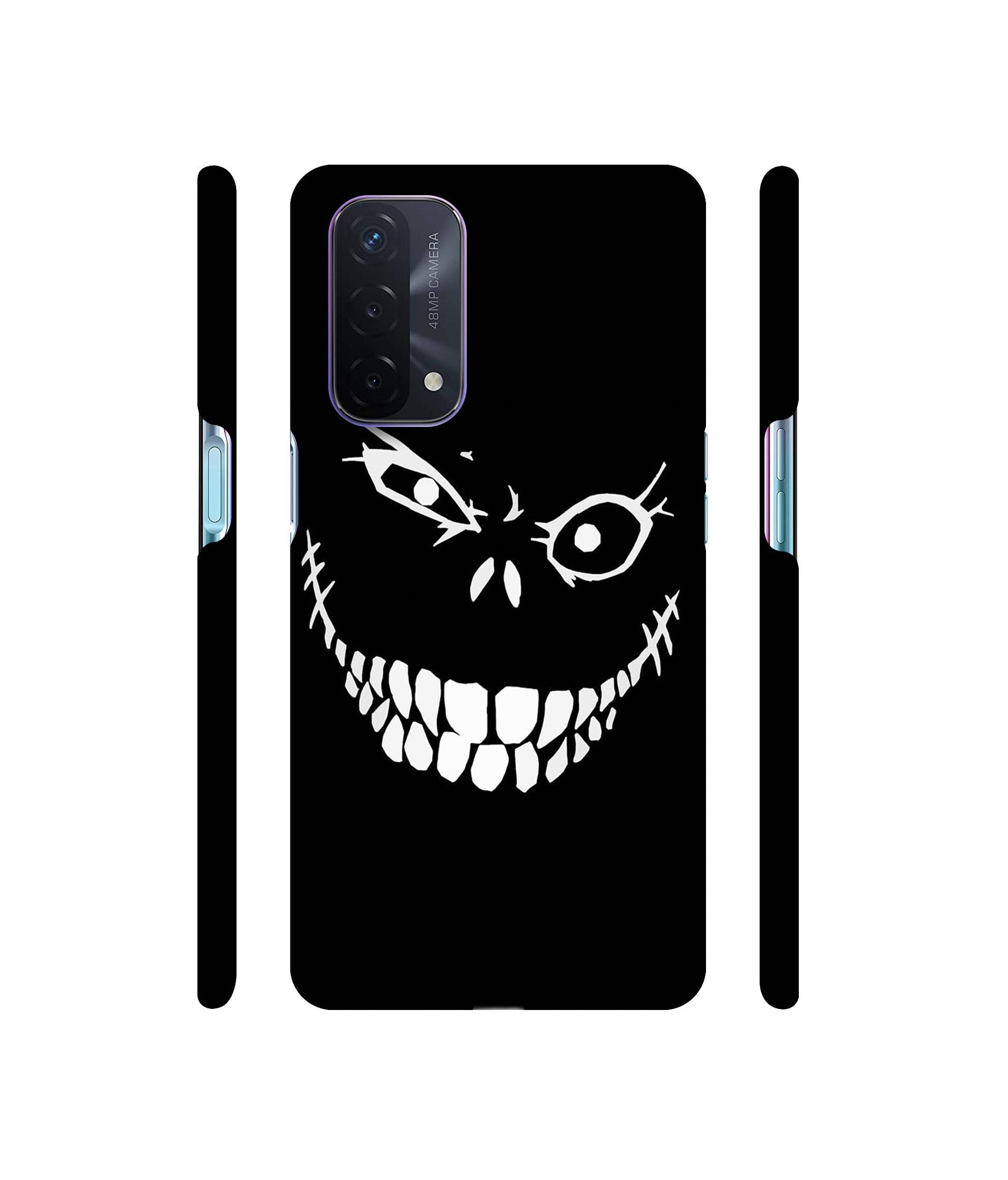 Face of Fear Designer Hard Back Cover for Oppo A74 5G