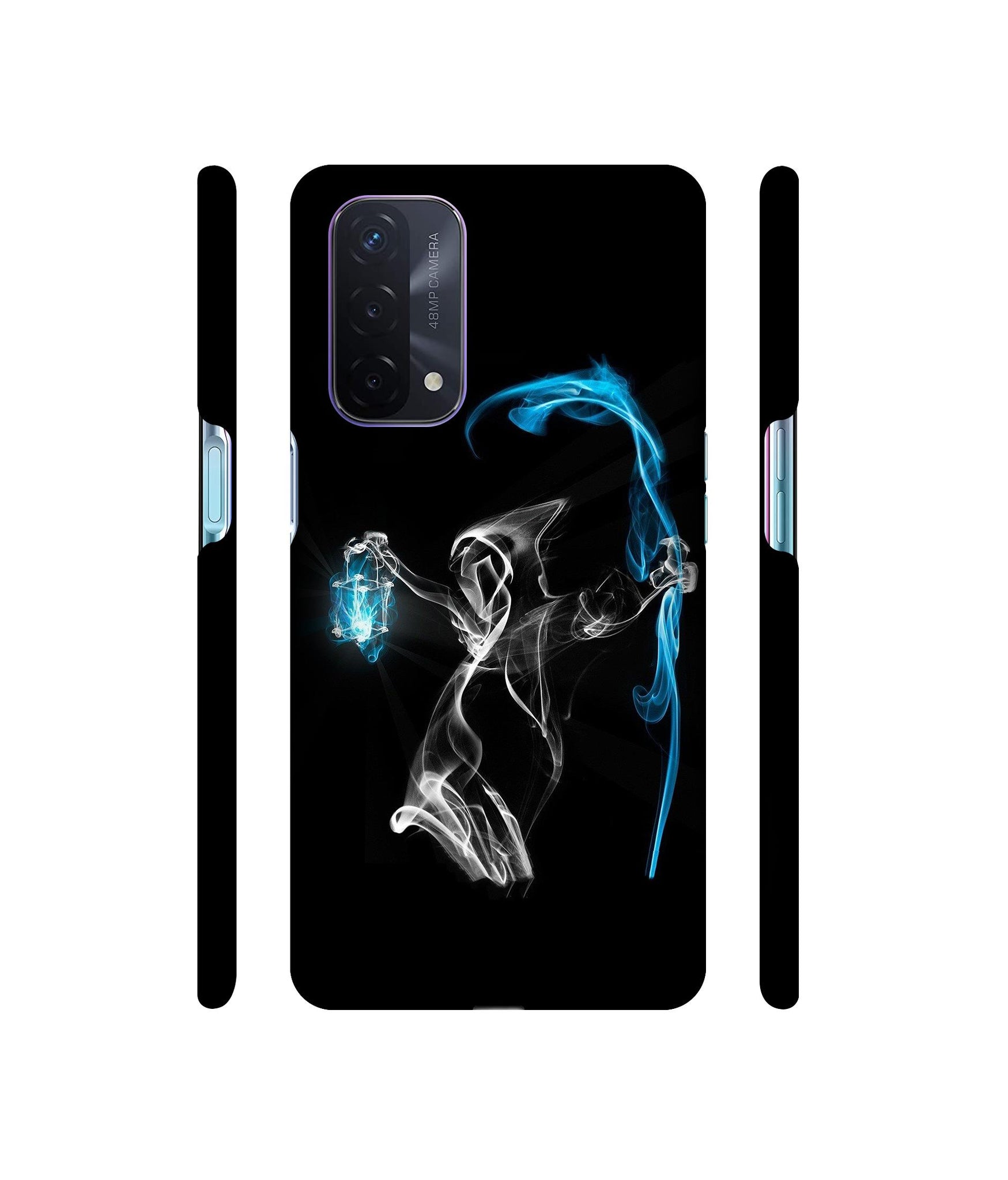 3D Skull Designer Hard Back Cover for Oppo A74 5G