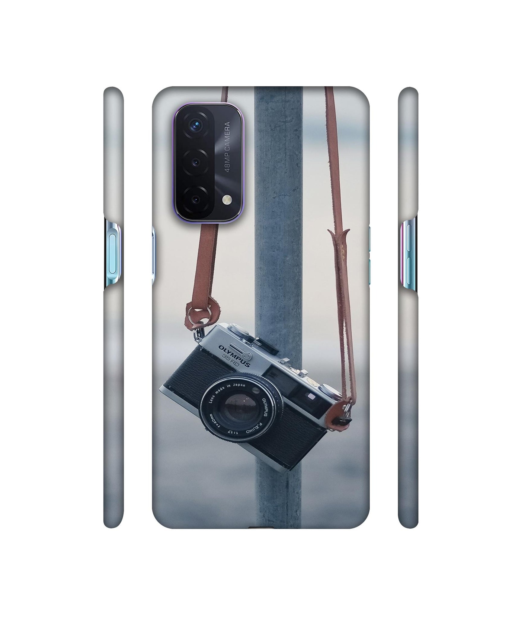 Camera Designer Hard Back Cover for Oppo A74 5G