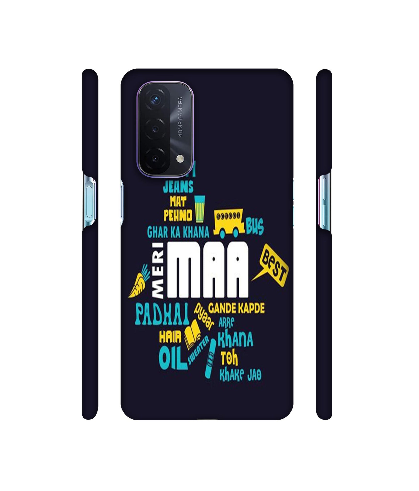 Maa Designer Hard Back Cover for Oppo A74 5G
