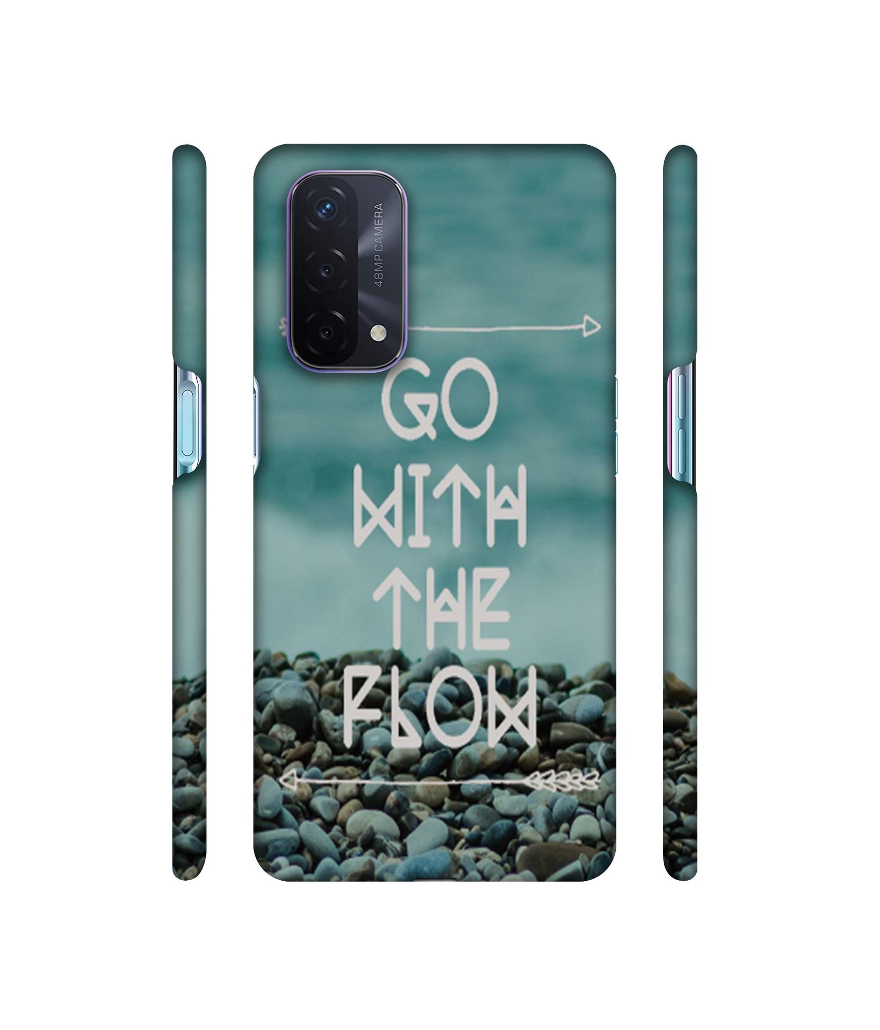 Arrow Designer Hard Back Cover for Oppo A74 5G