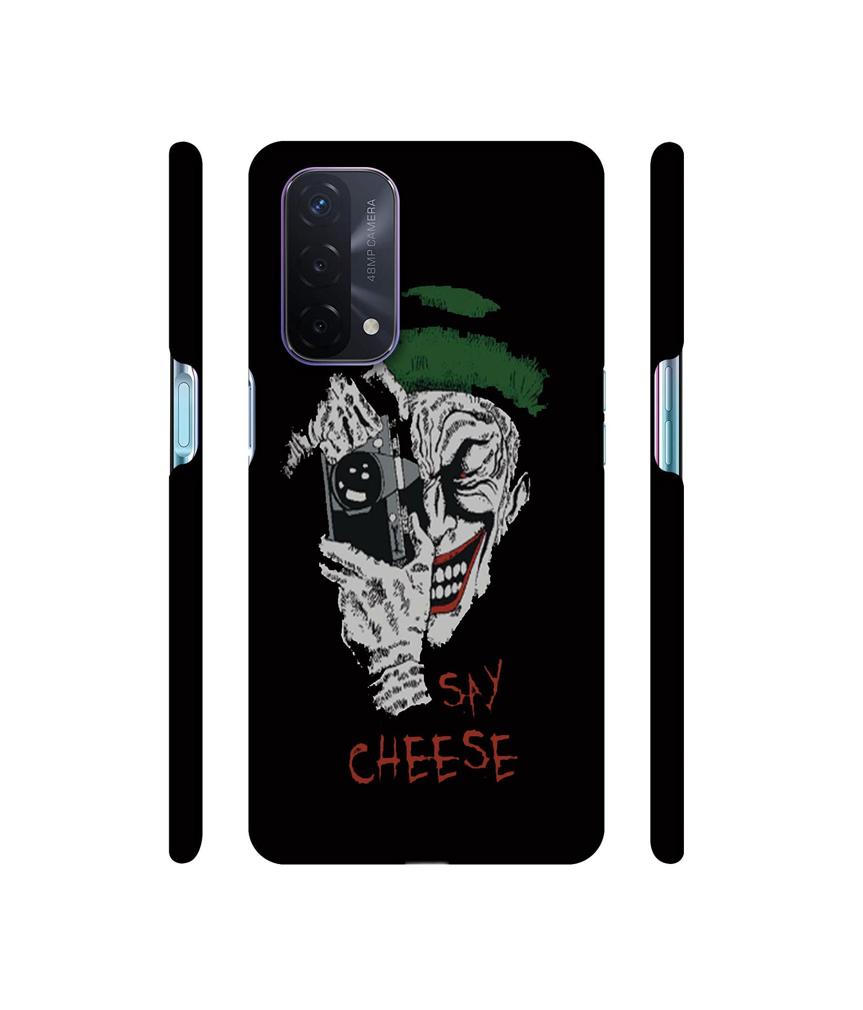 Joker Say Cheese Designer Hard Back Cover for Oppo A74 5G
