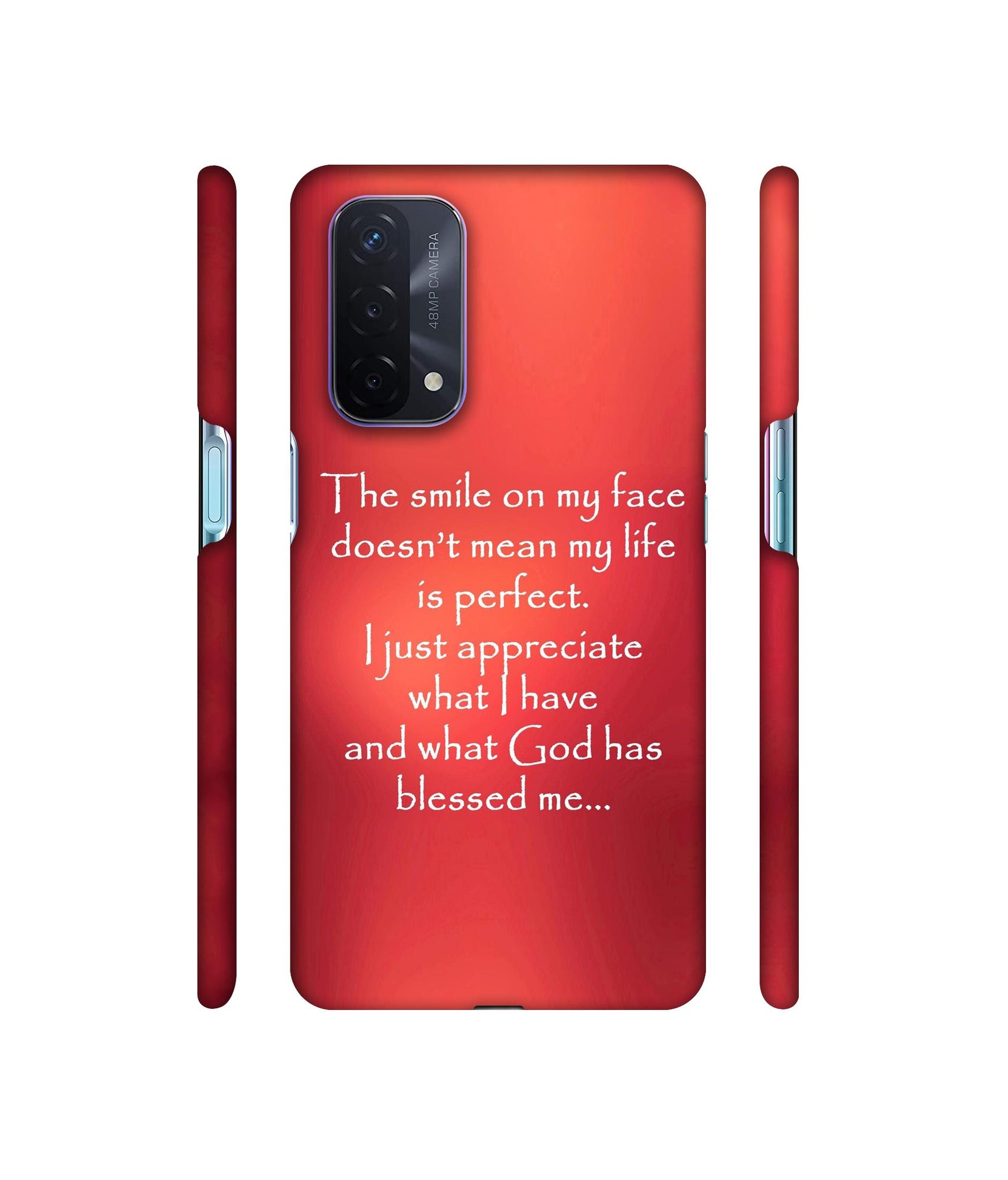 Quotes On Life Designer Hard Back Cover for Oppo A74 5G