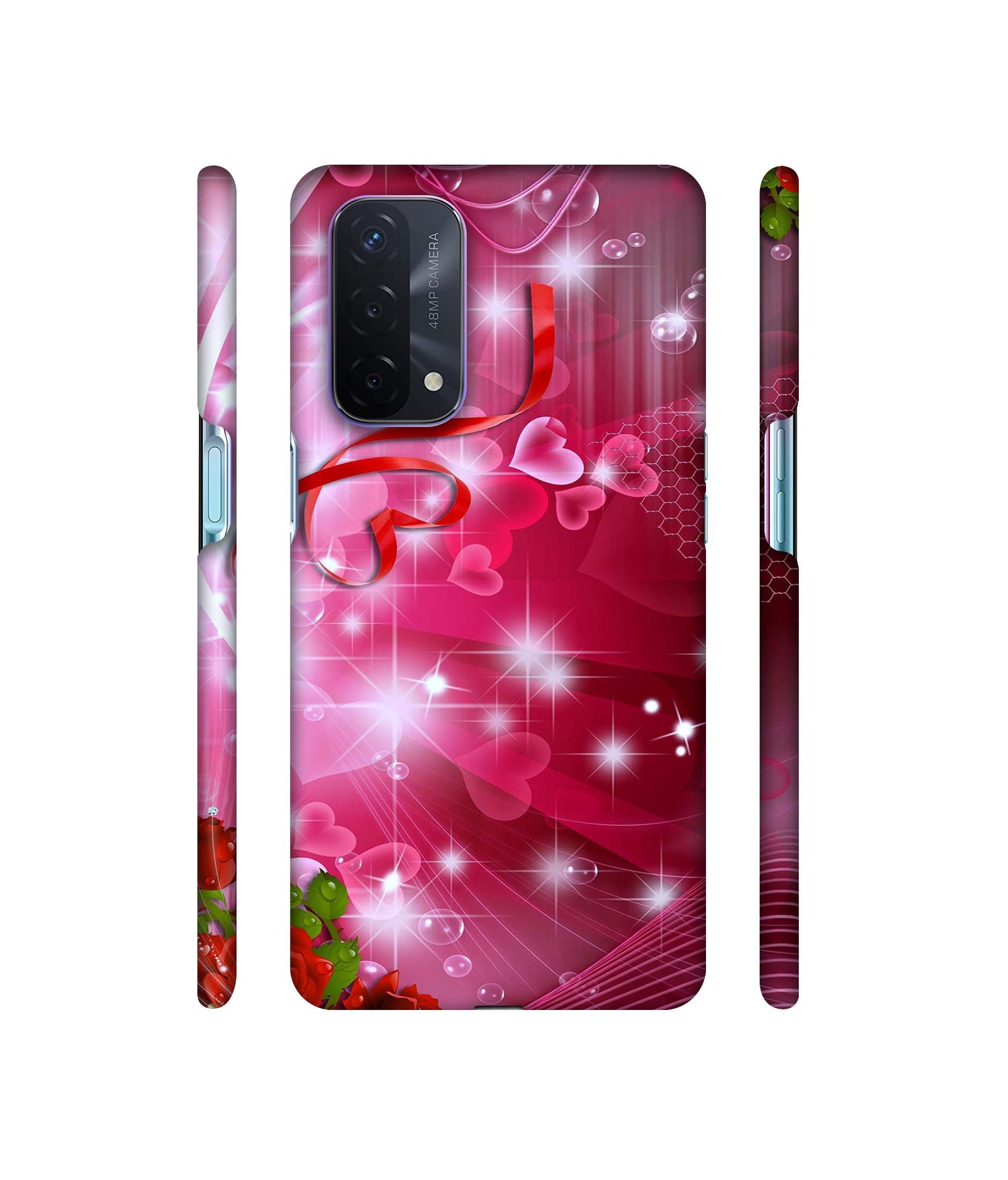 Love Designer Hard Back Cover for Oppo A74 5G